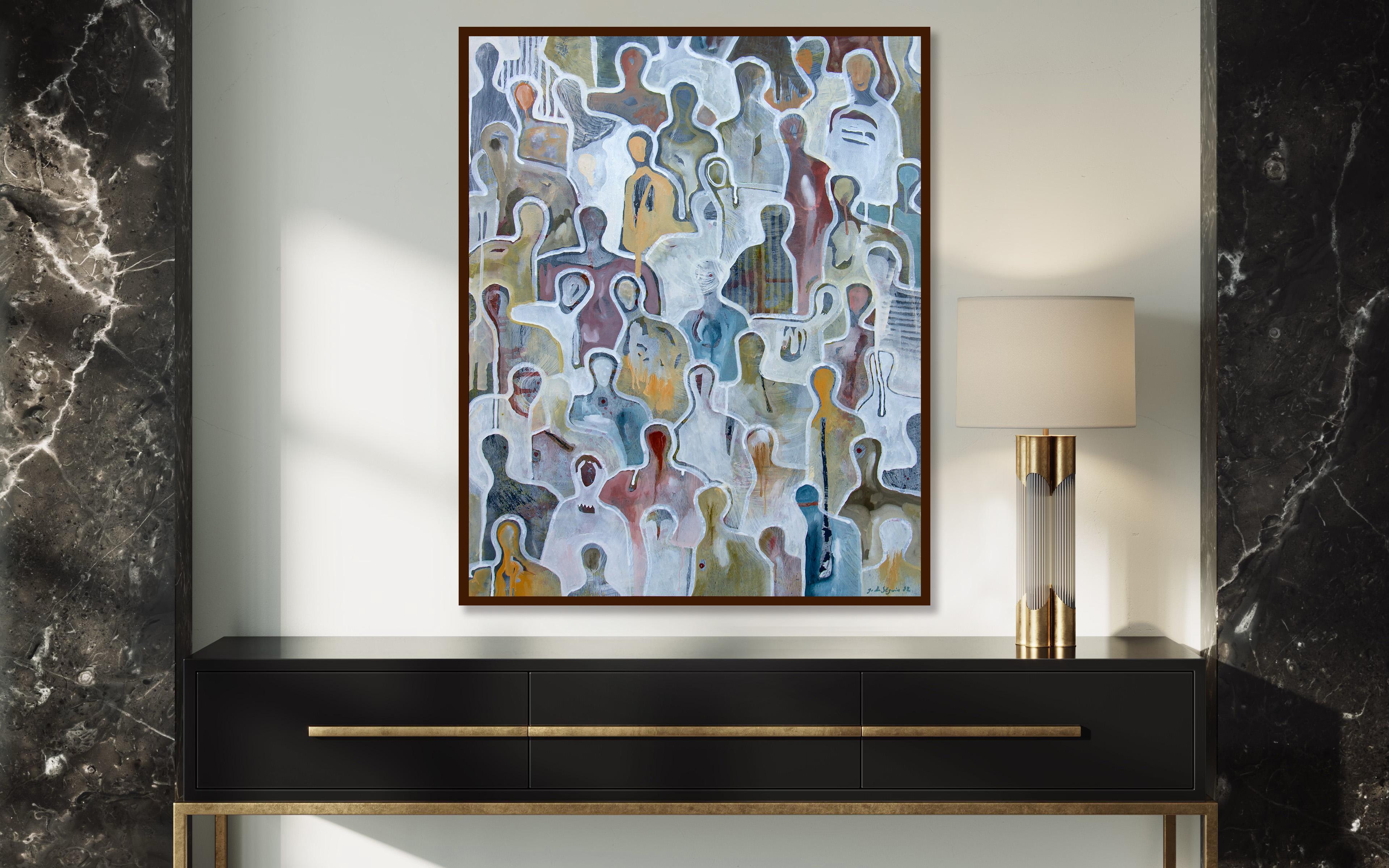 Awakening Together by Gaetan de Seguin Figurative contemporary Painting For Sale 1