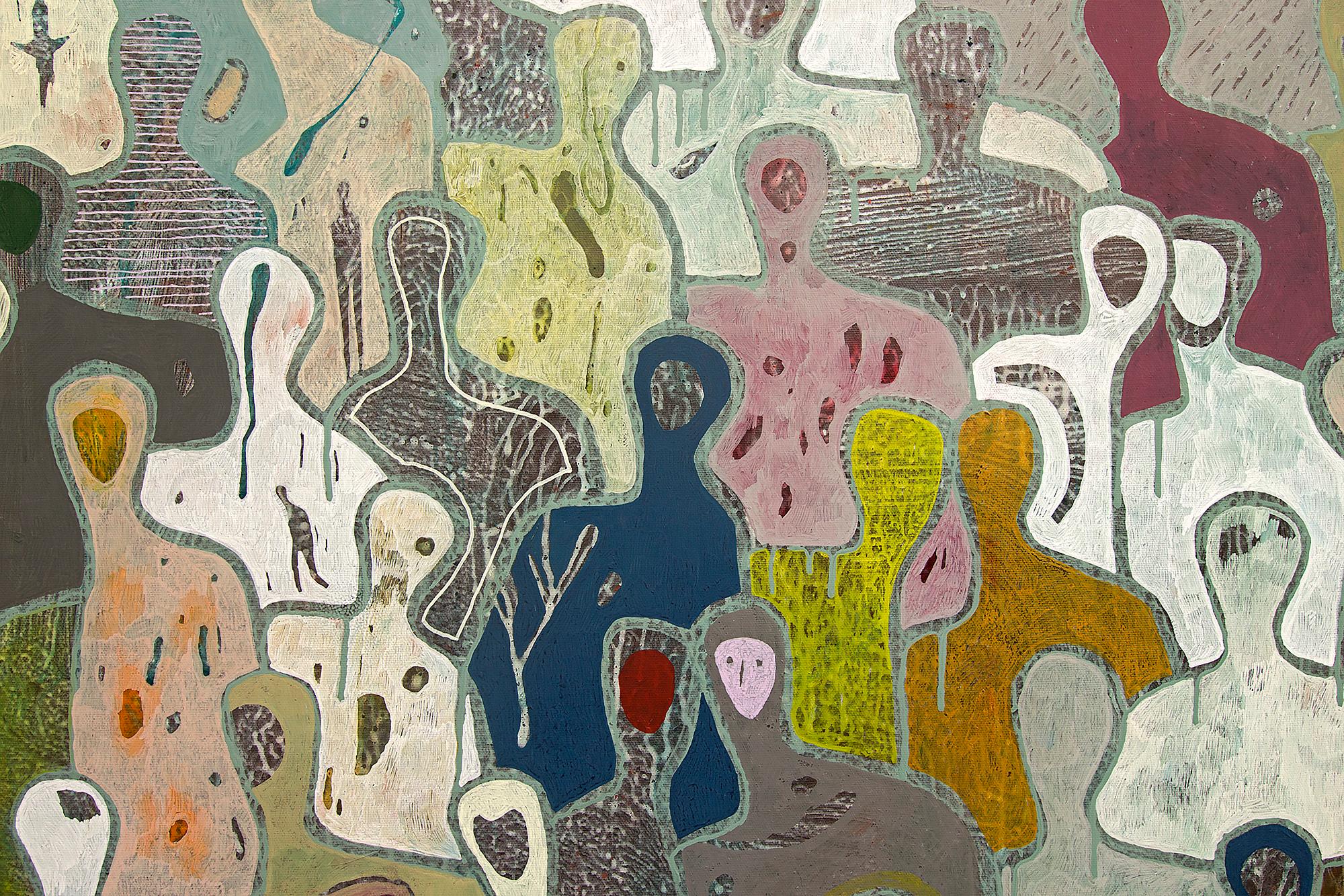 Between Us di G. de Seguin Pittura figurativa contemporanea in vendita 5
