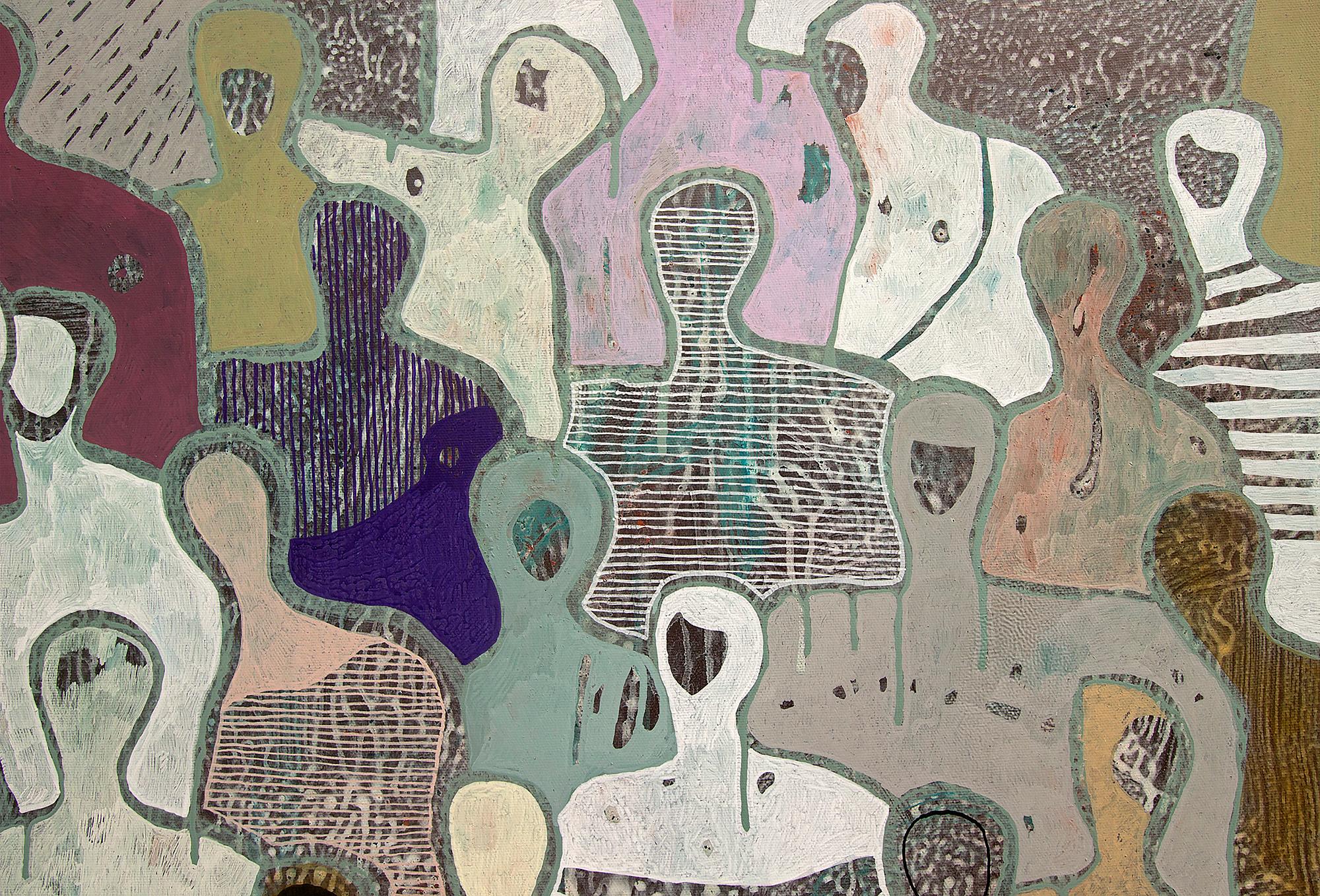 Between Us di G. de Seguin Pittura figurativa contemporanea in vendita 3