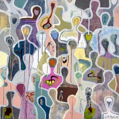 Cherishing Friendship by Gaetan de Seguin - Figurative contemporary Painting