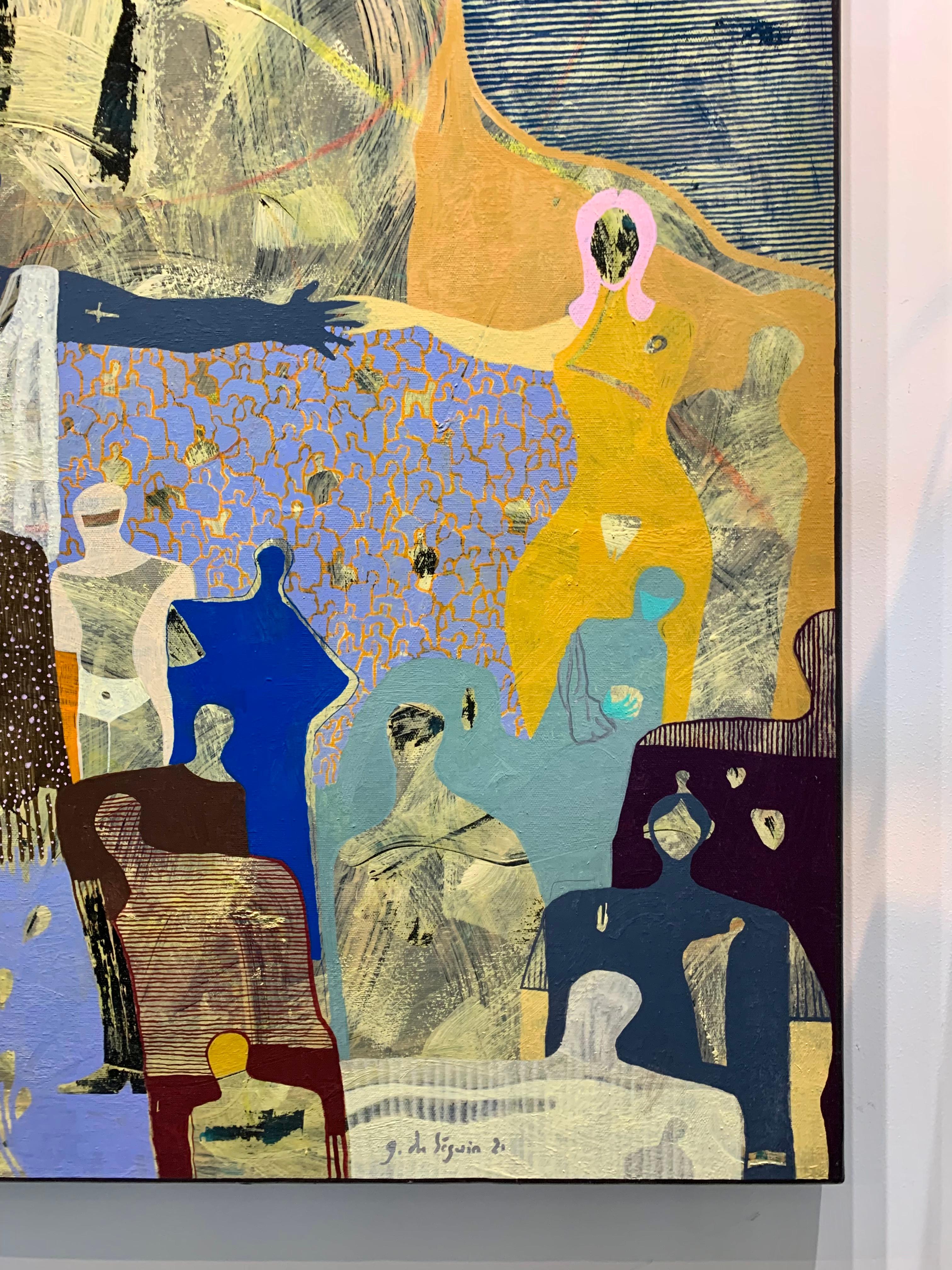 Liebe von Gaetan de Seguin - Zeitgenössische figurative Malerei im Angebot 6