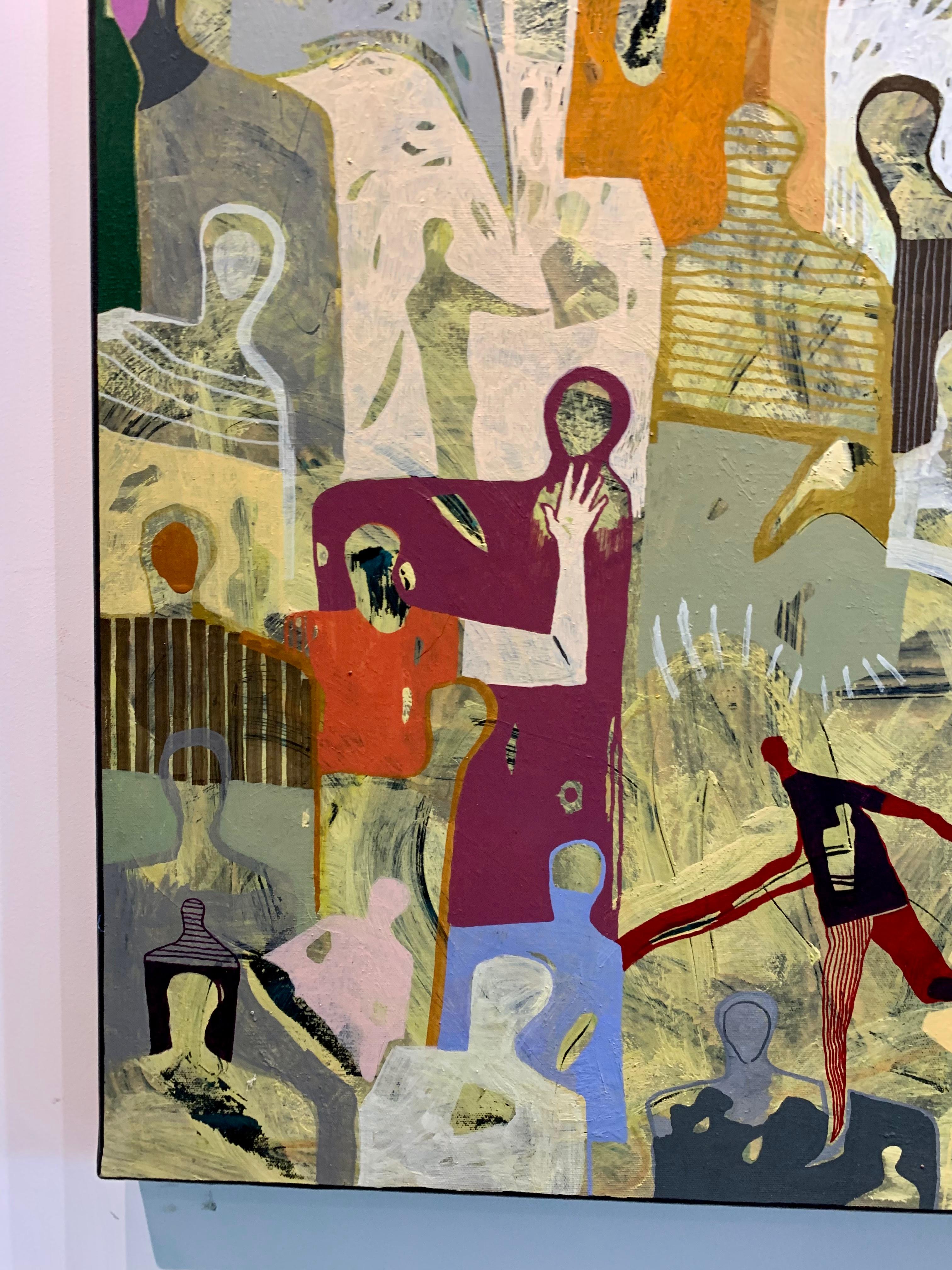 Liebe von Gaetan de Seguin - Zeitgenössische figurative Malerei im Angebot 8