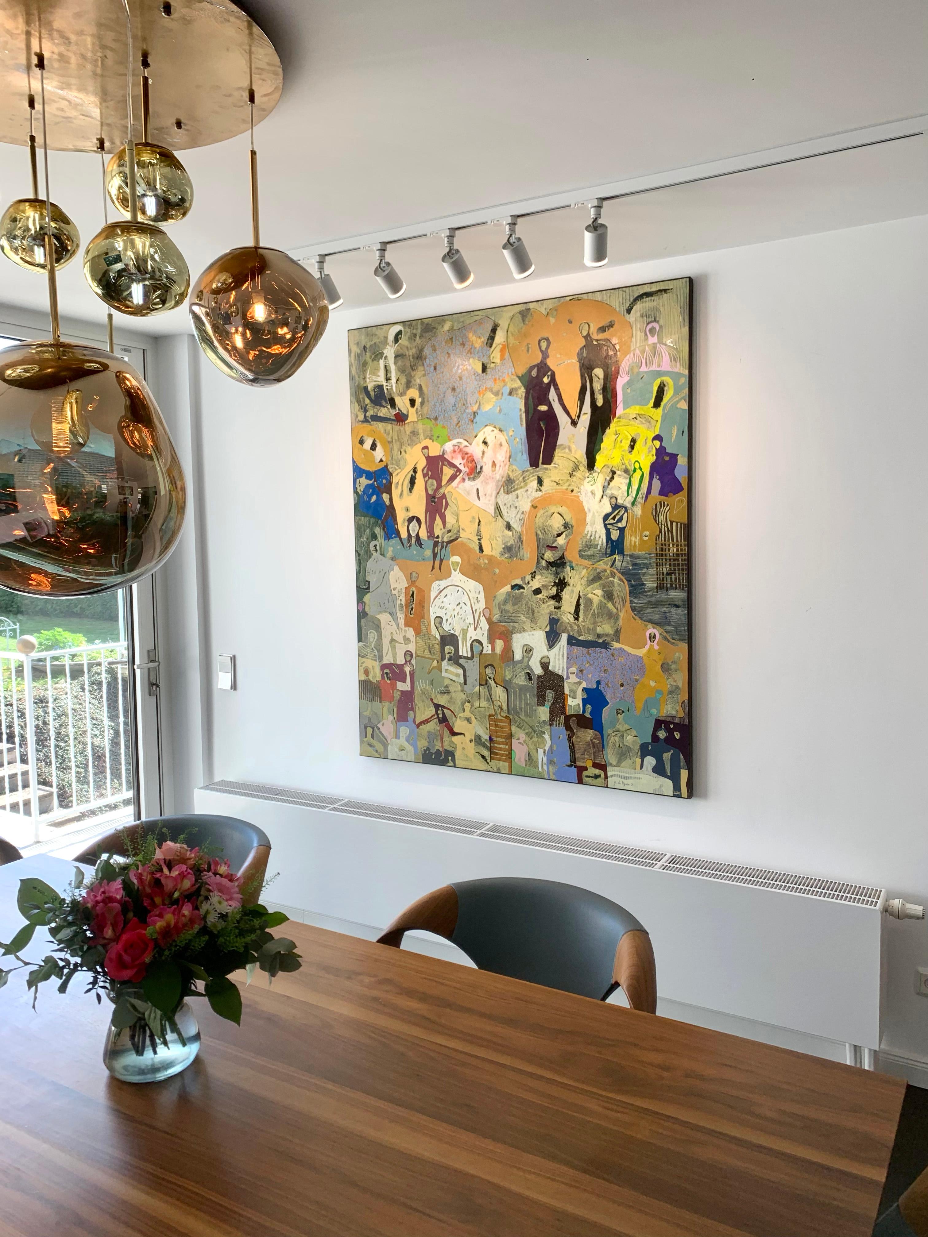 Liebe von Gaetan de Seguin - Zeitgenössische figurative Malerei im Angebot 10
