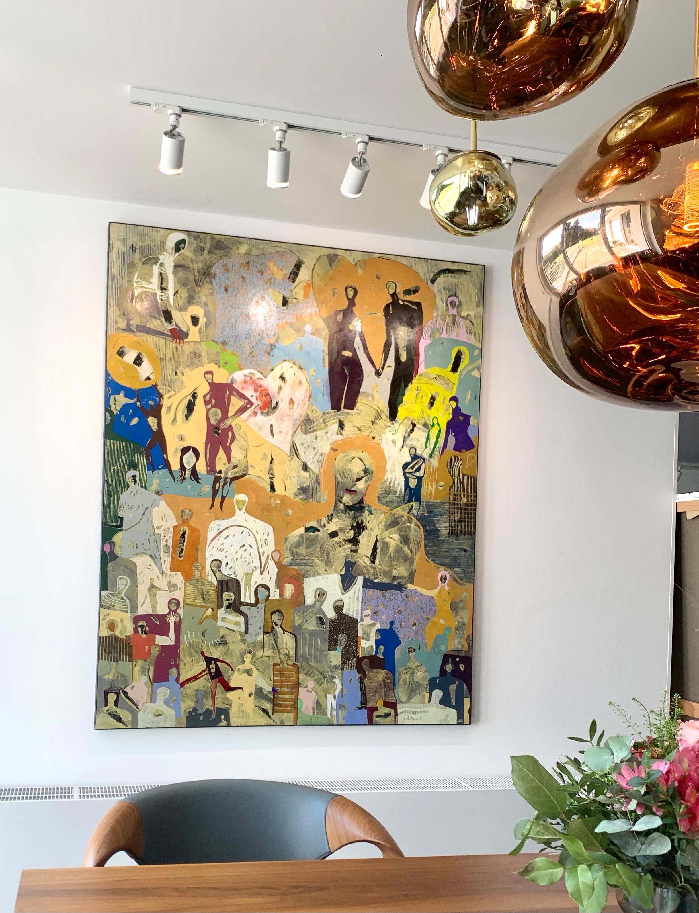 Liebe von Gaetan de Seguin - Zeitgenössische figurative Malerei im Angebot 2