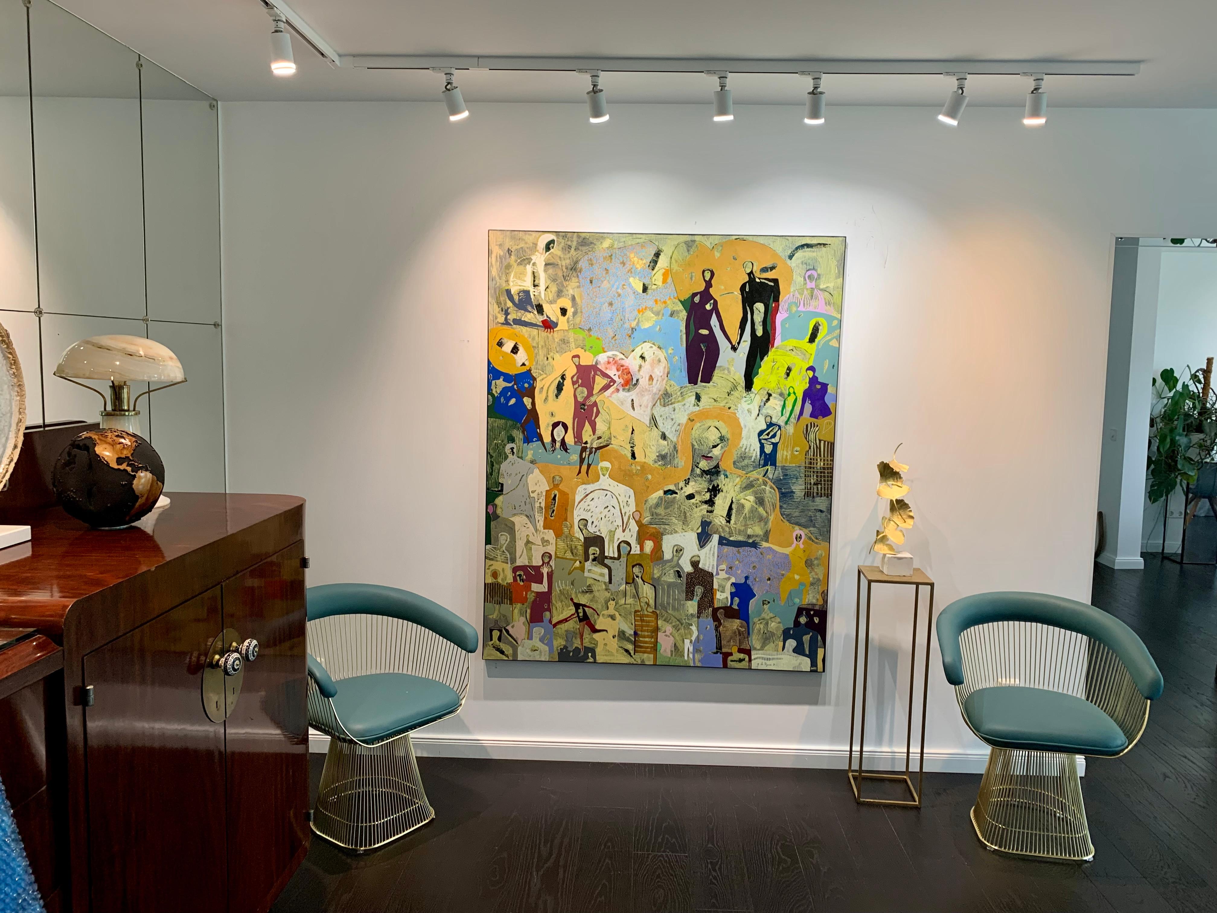Liebe von Gaetan de Seguin - Zeitgenössische figurative Malerei im Angebot 4
