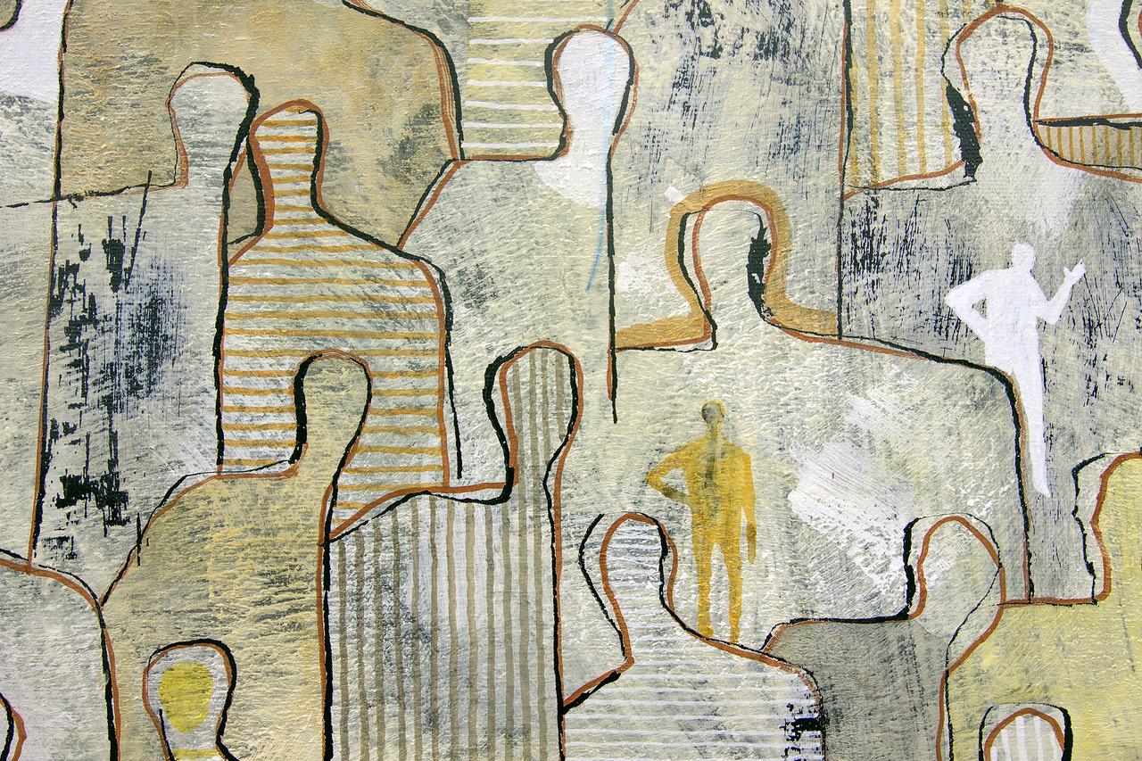 Summer Calling by Gaetan de Seguin - Contemporary Abstract Figurative 2