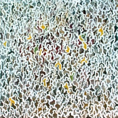 Summer Crowd by Gaetan de Seguin contemporary abstract & figurative painting