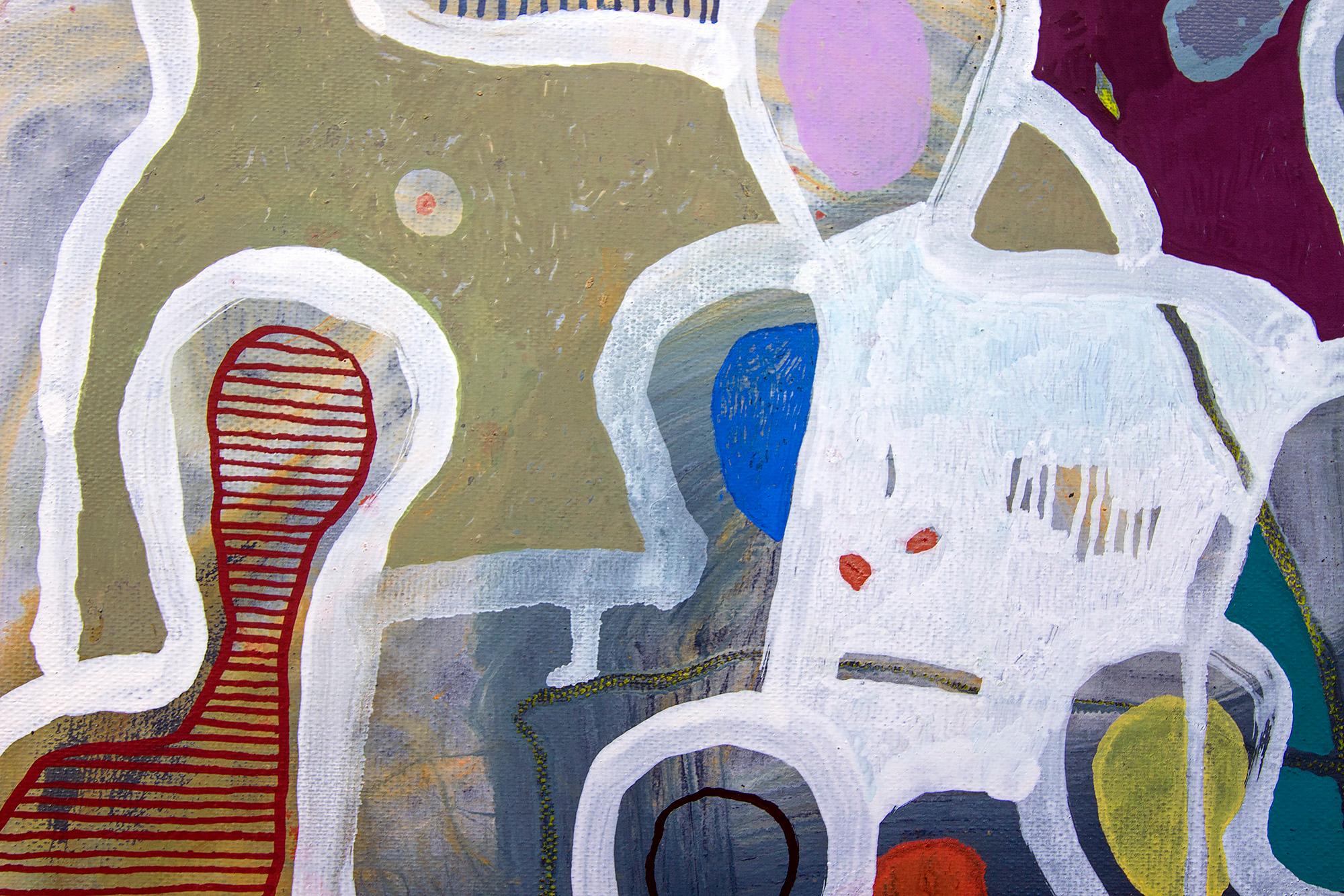 El amor que compartimos de G. de Seguin Pintura figurativa contemporánea - Painting Abstracto de Gaëtan de Seguin