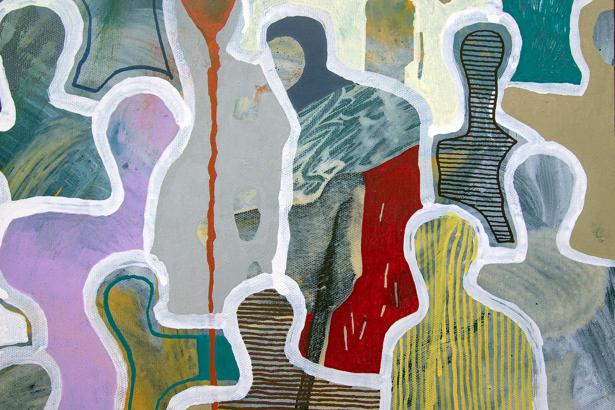 El amor que compartimos de G. de Seguin Pintura figurativa contemporánea en venta 2