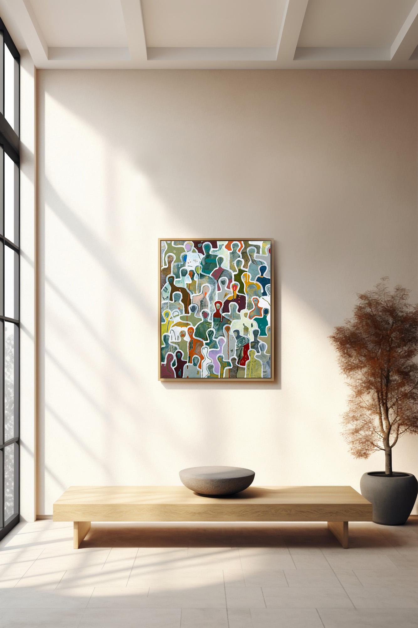 El amor que compartimos de G. de Seguin Pintura figurativa contemporánea en venta 4