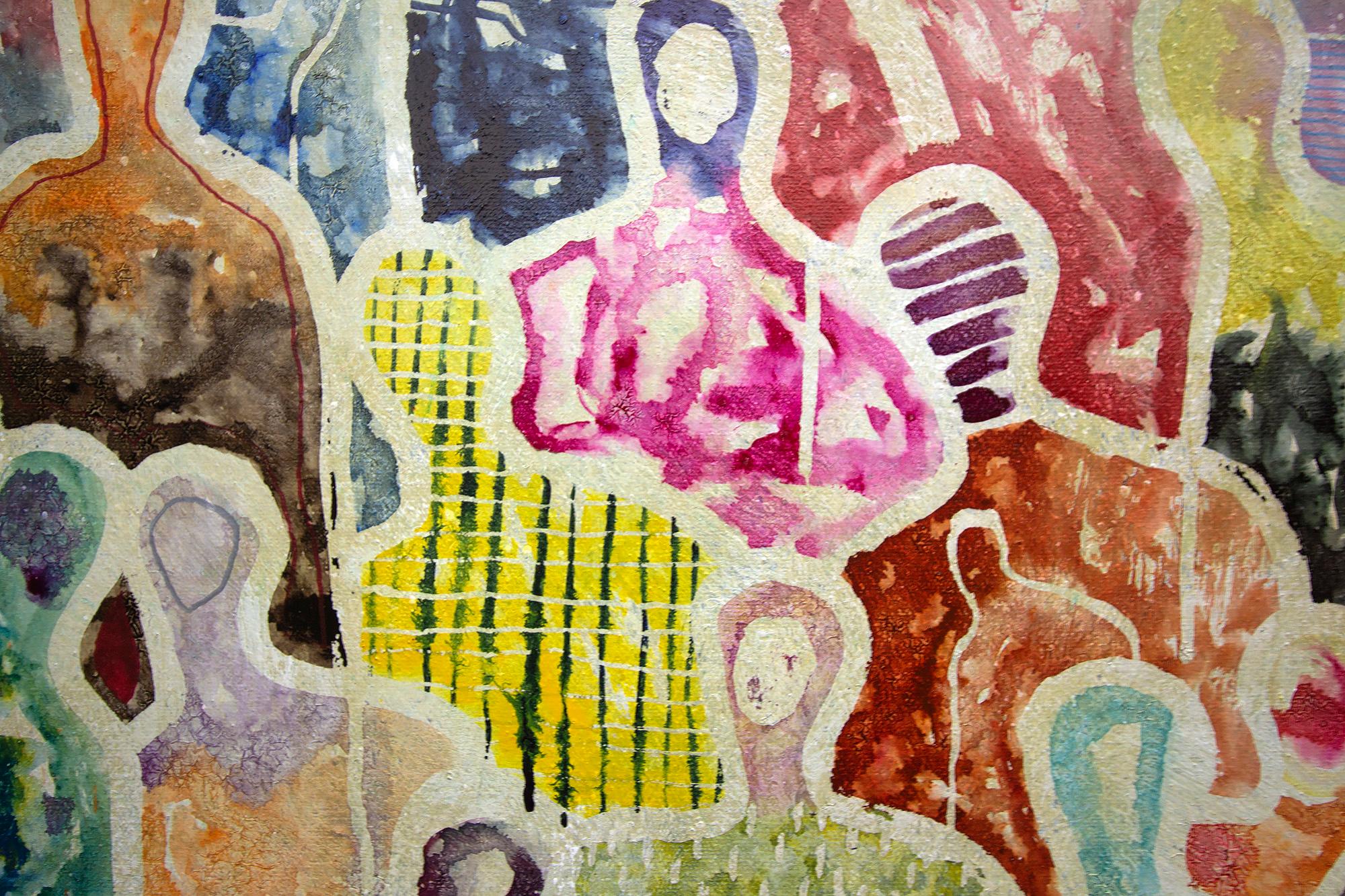 La memoria senza tempo di Noi di Gaetan de Seguin - Pittura contemporanea figurativa in vendita 7