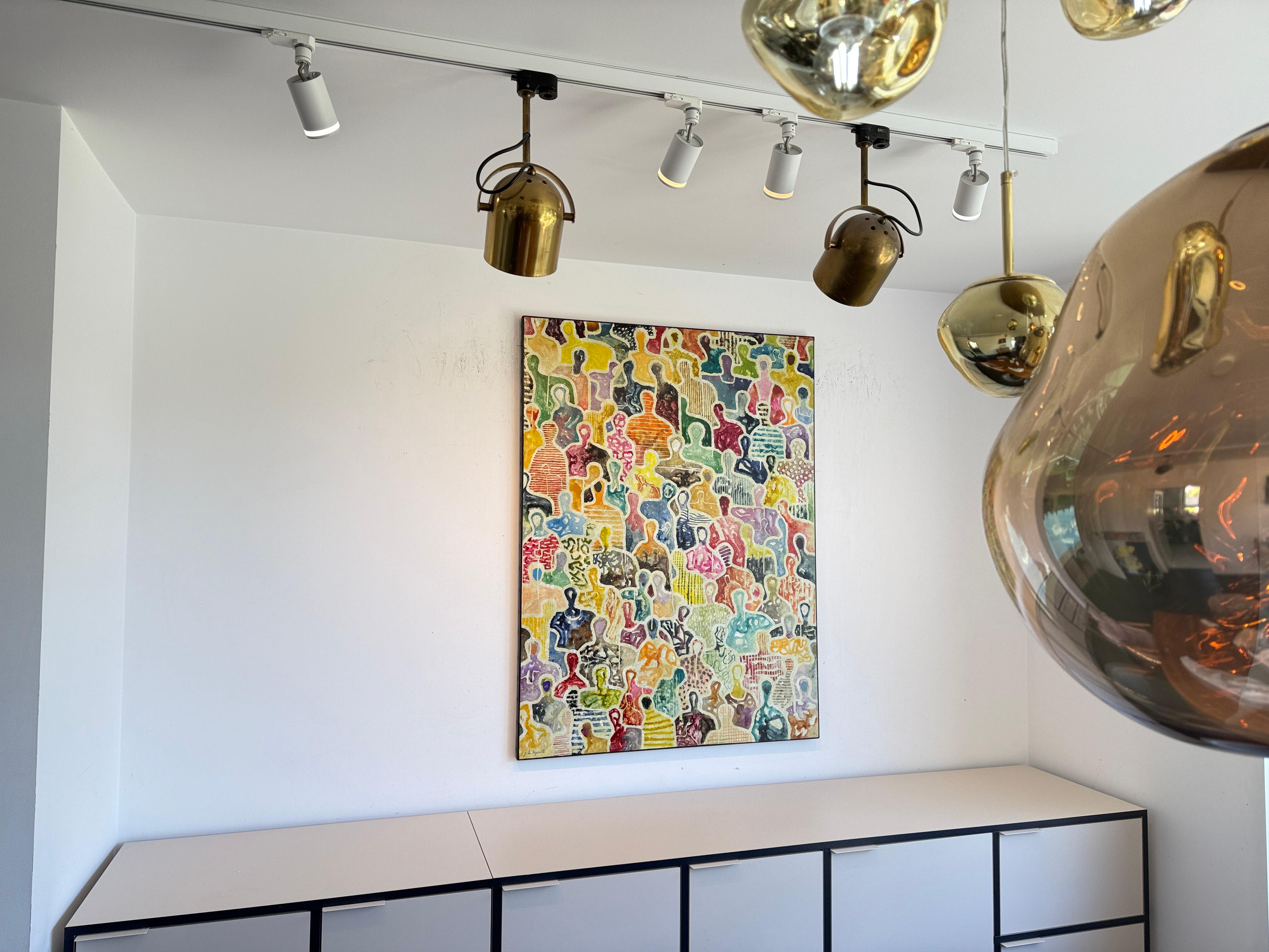 La memoria intemporal de Nosotros de Gaetan de Seguin - Pintura figurativa contemporánea en venta 7