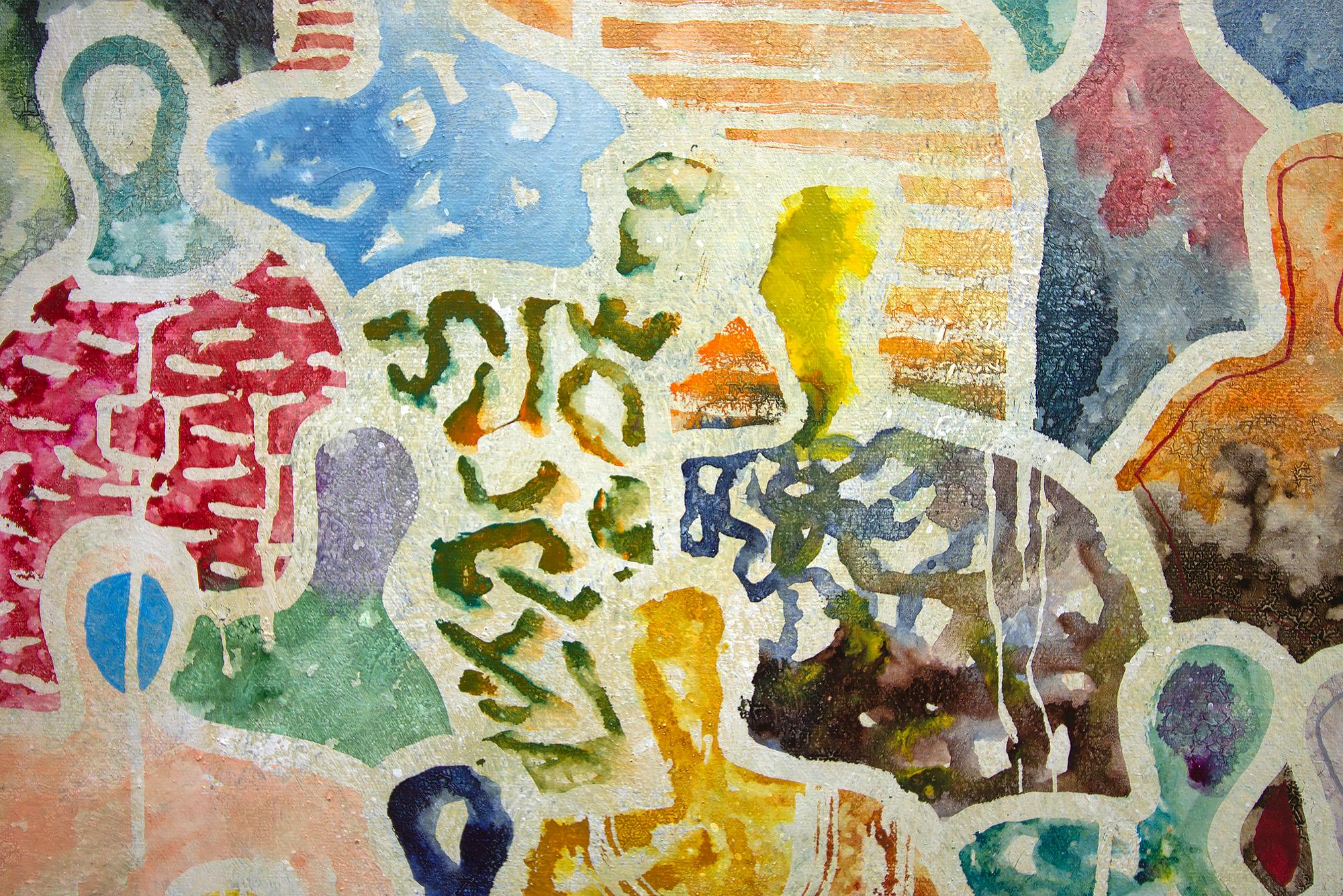 La memoria senza tempo di Noi di Gaetan de Seguin - Pittura contemporanea figurativa in vendita 8