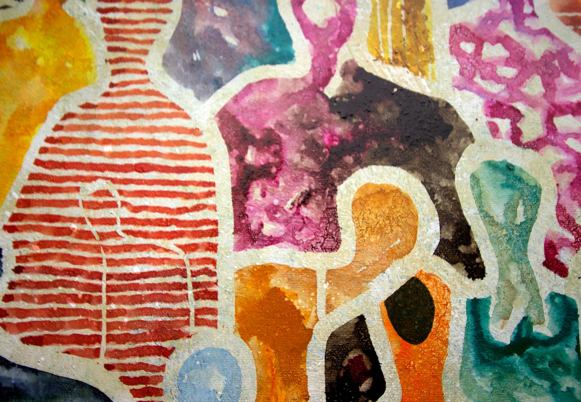 
Pittura figurativa contemporanea con molti dettagli e movimento. Un bellissimo pezzo da esposizione per qualsiasi collezione d'arte. Combina molti colori diversi in qualsiasi interno e crea una scena con dettagli figurativi della vita.

Gaëtan de