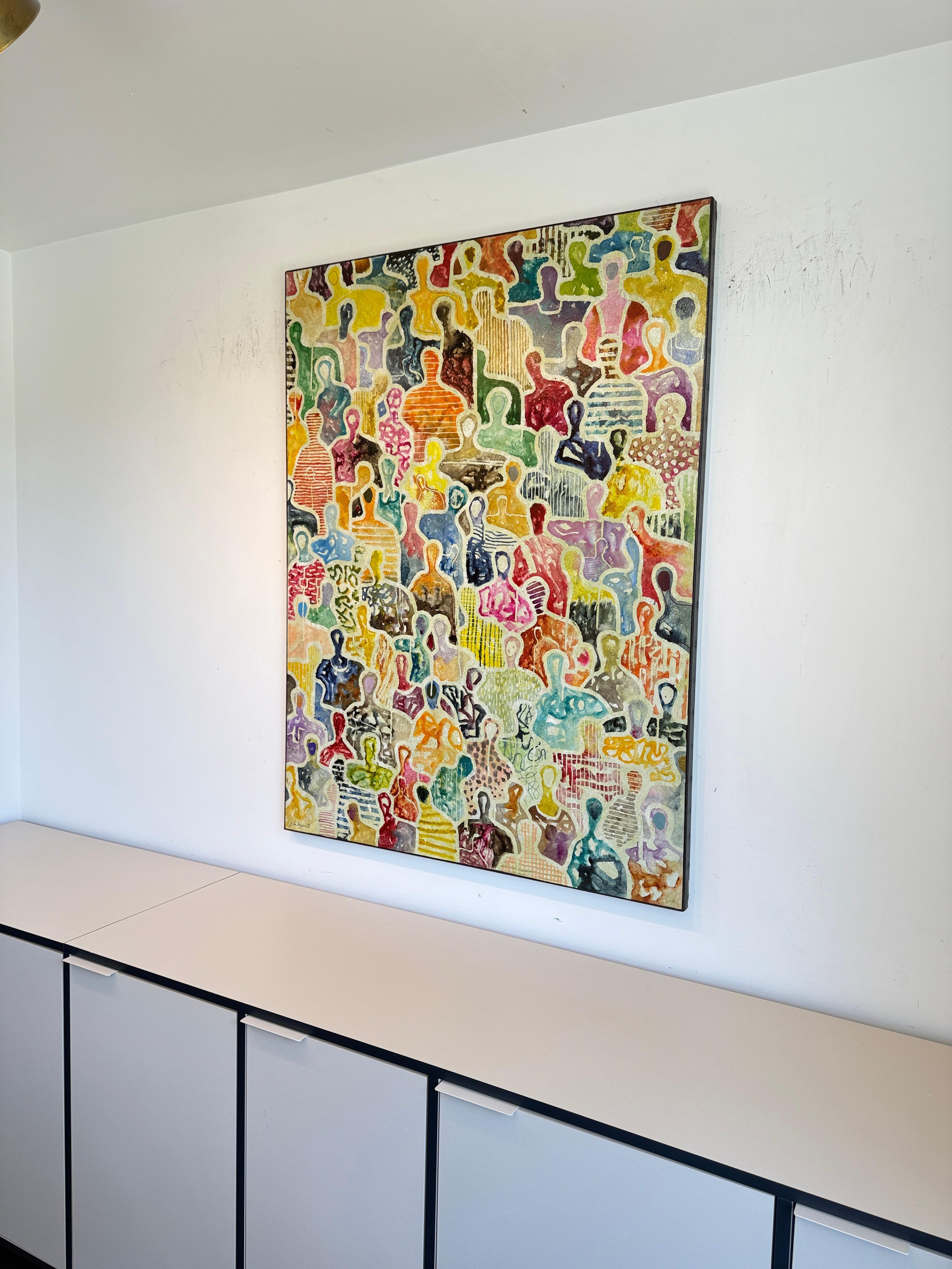 La memoria intemporal de Nosotros de Gaetan de Seguin - Pintura figurativa contemporánea en venta 2
