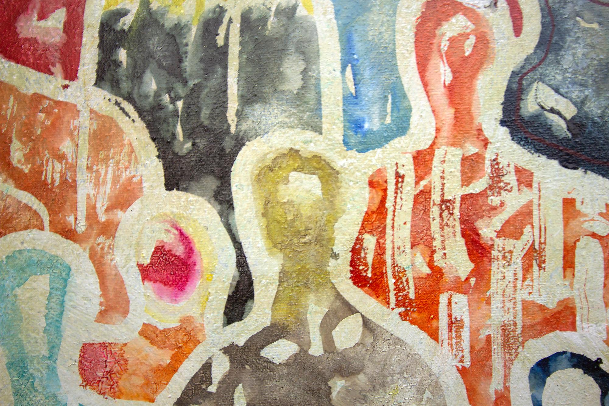 La memoria senza tempo di Noi di Gaetan de Seguin - Pittura contemporanea figurativa in vendita 3