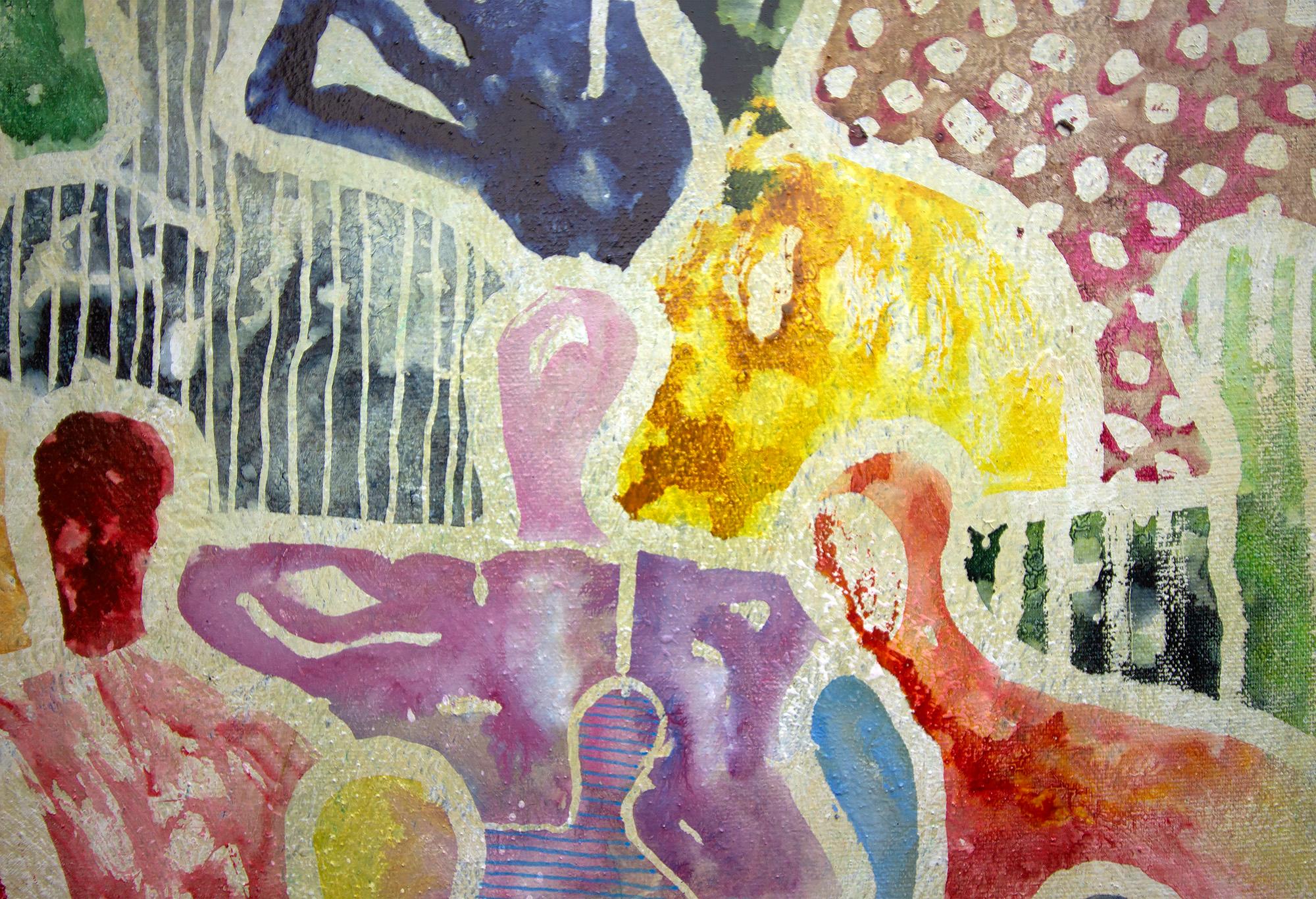La memoria senza tempo di Noi di Gaetan de Seguin - Pittura contemporanea figurativa in vendita 4
