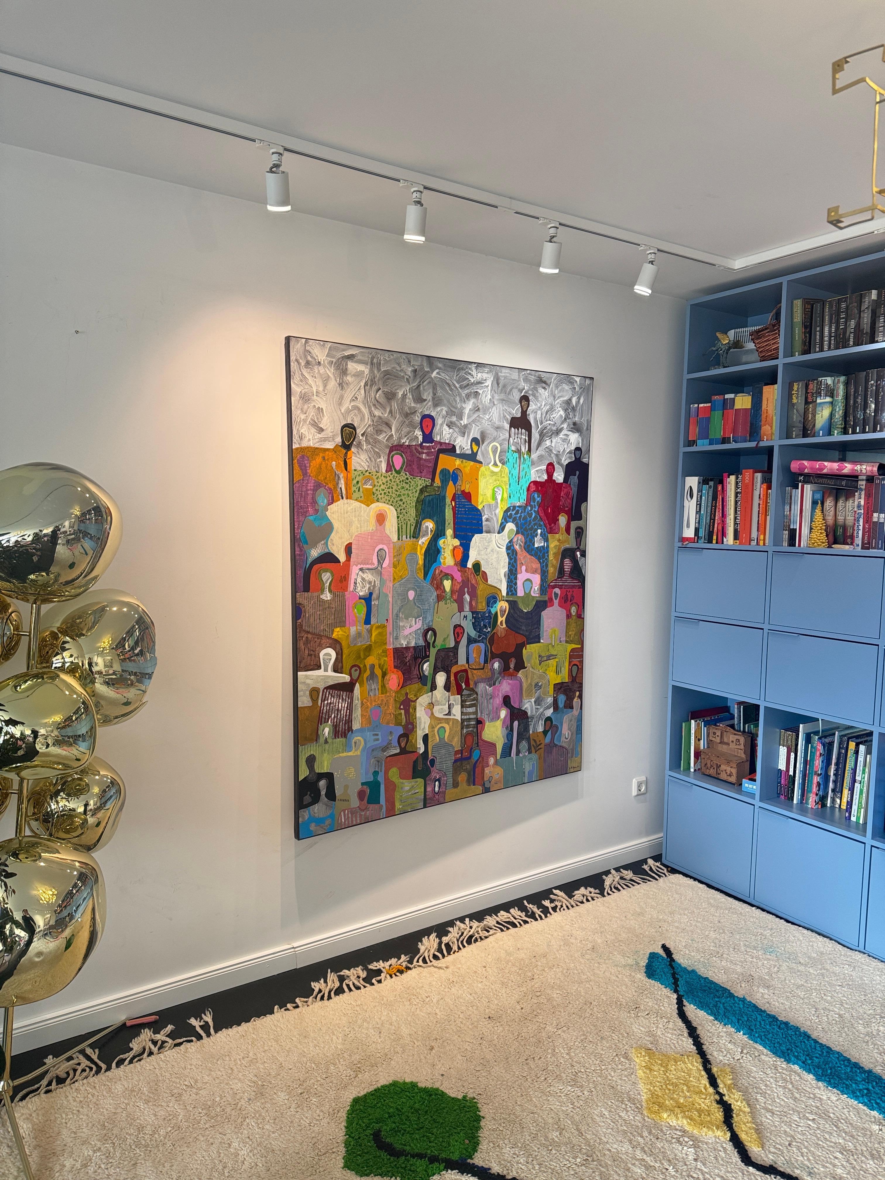 Together von Gaetan de Seguin - Zeitgenössische abstrakte Malerei im Angebot 3