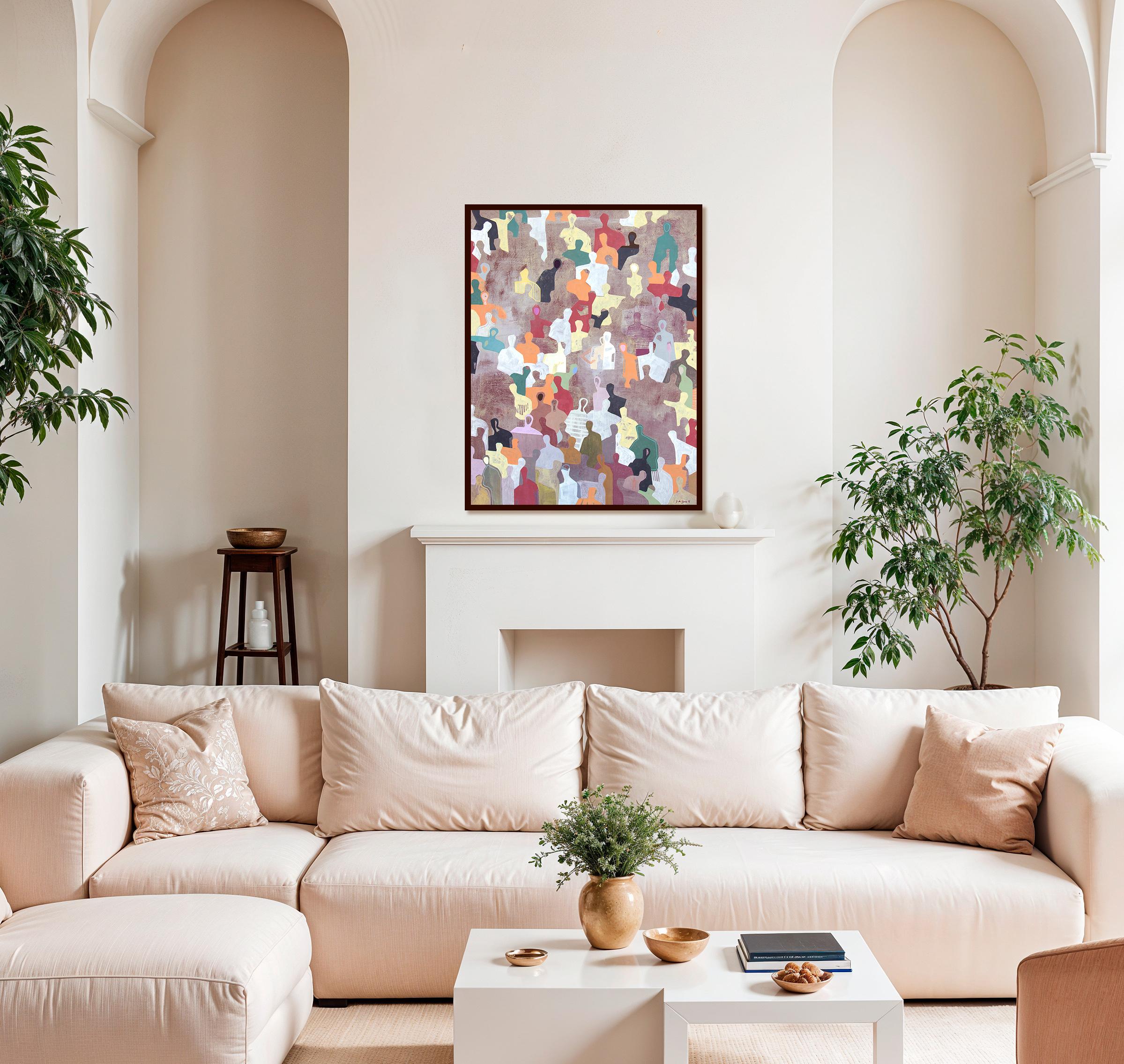 
Pintura figurativa contemporánea con muchos detalles y movimiento. Una hermosa pieza para cualquier colección de arte. Combinando muchos colores diferentes en cualquier interior y ambientando con detalles figurativos de la vida.

Gaëtan de Seguin