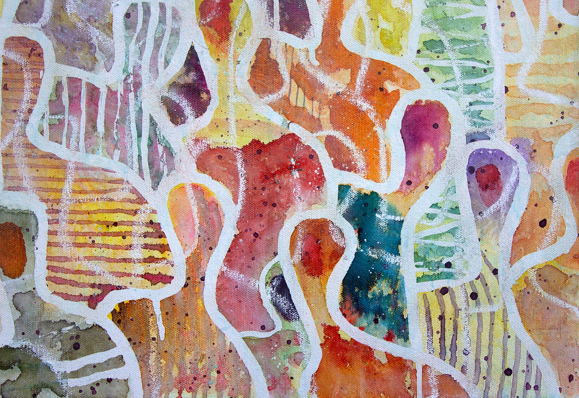 Gaétan de Seguin peint des œuvres figuratives à caractère abstrait. Les différentes couleurs soulignent qu'aucune personne n'est la même, et ses œuvres d'art célèbrent cette individualité de manière contemporaine et élégante. Ses peintures de