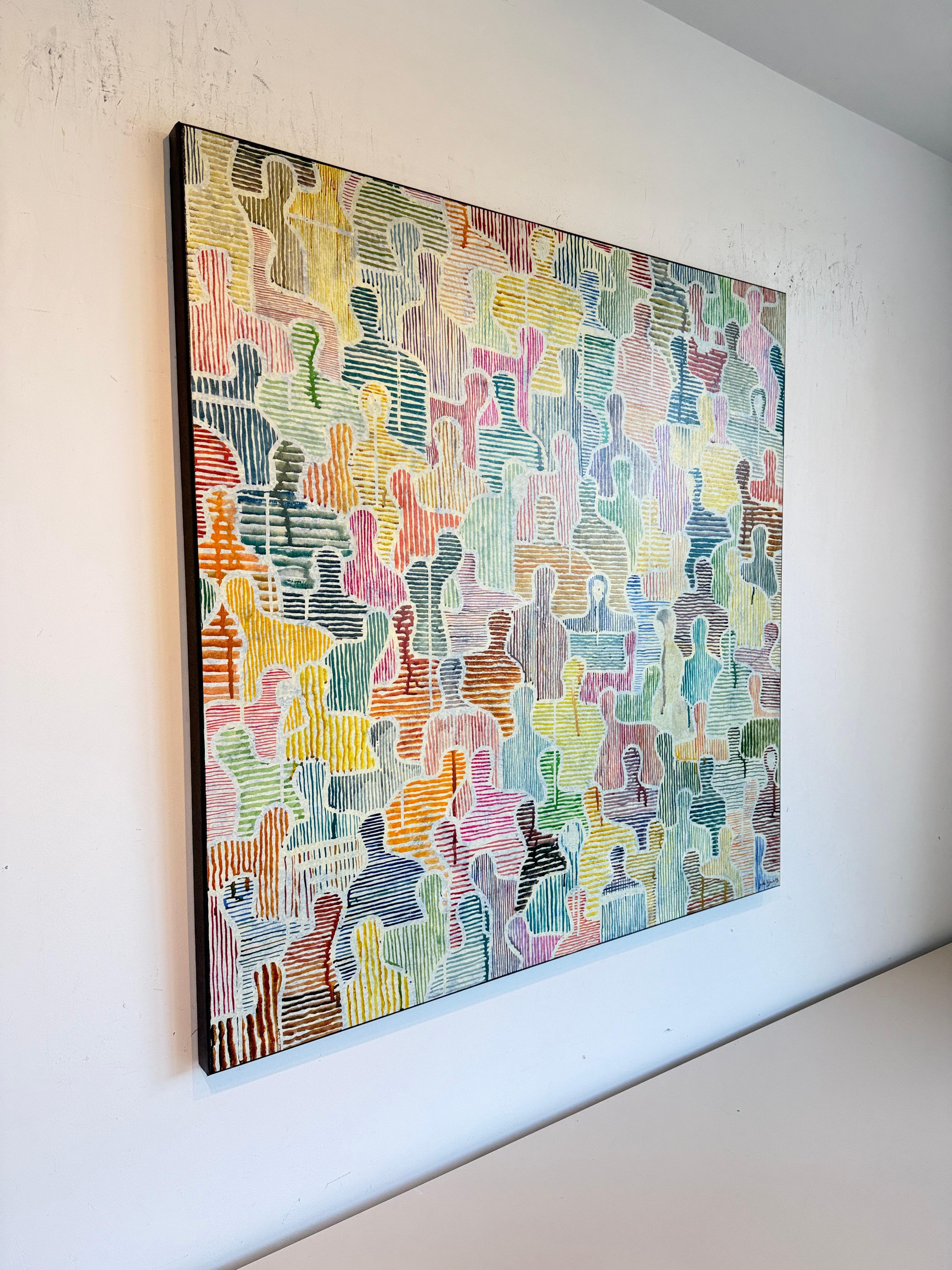 Whispers of Spring among us by Gaetan de Seguin Figurative contemporary Painting For Sale 9