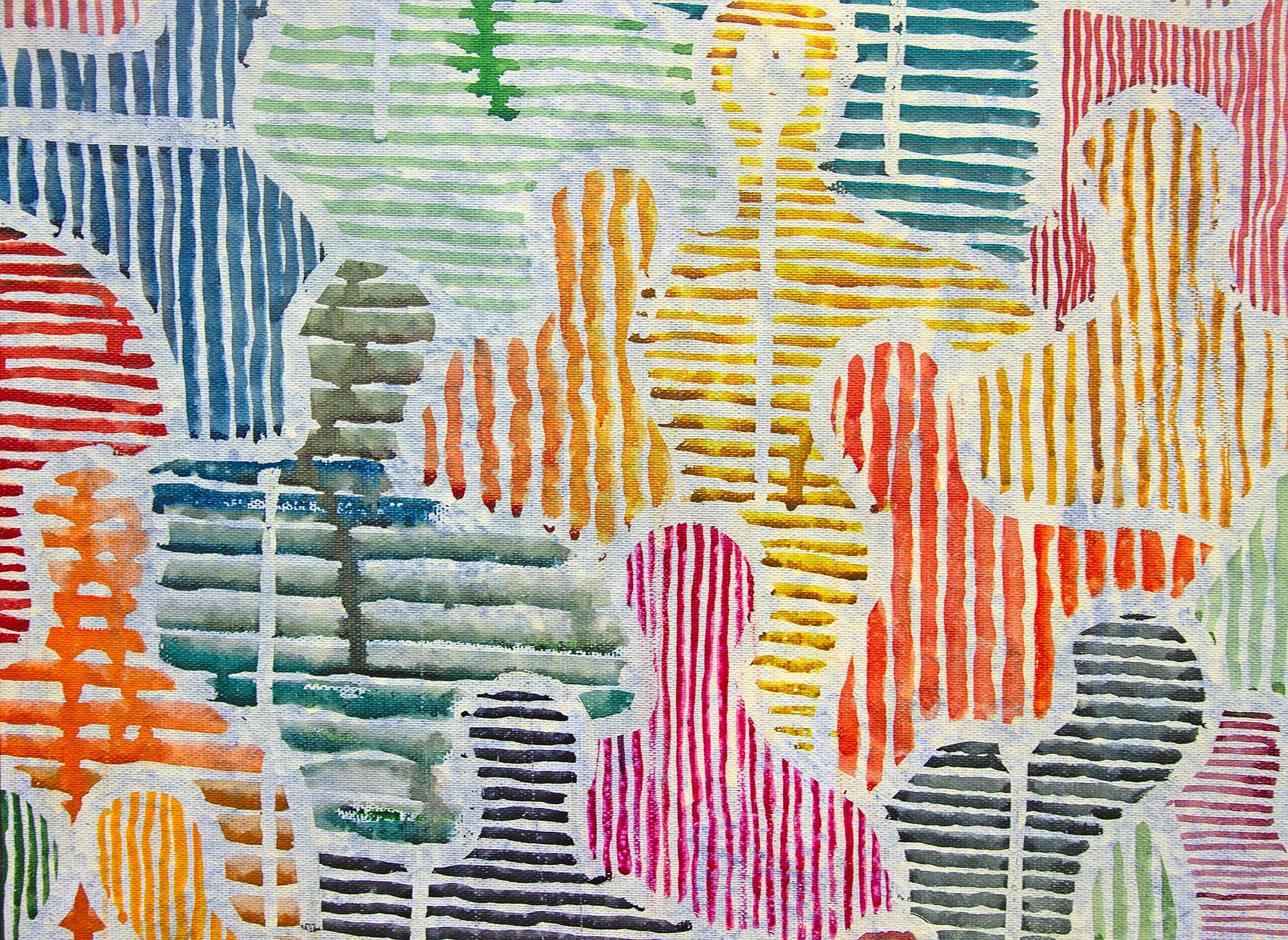 Pintura figurativa contemporánea con muchos detalles y movimiento. Una hermosa pieza para cualquier colección de arte. Combinando muchos colores diferentes en cualquier interior y ambientando con detalles figurativos de la vida.

Gaëtan de Seguin
