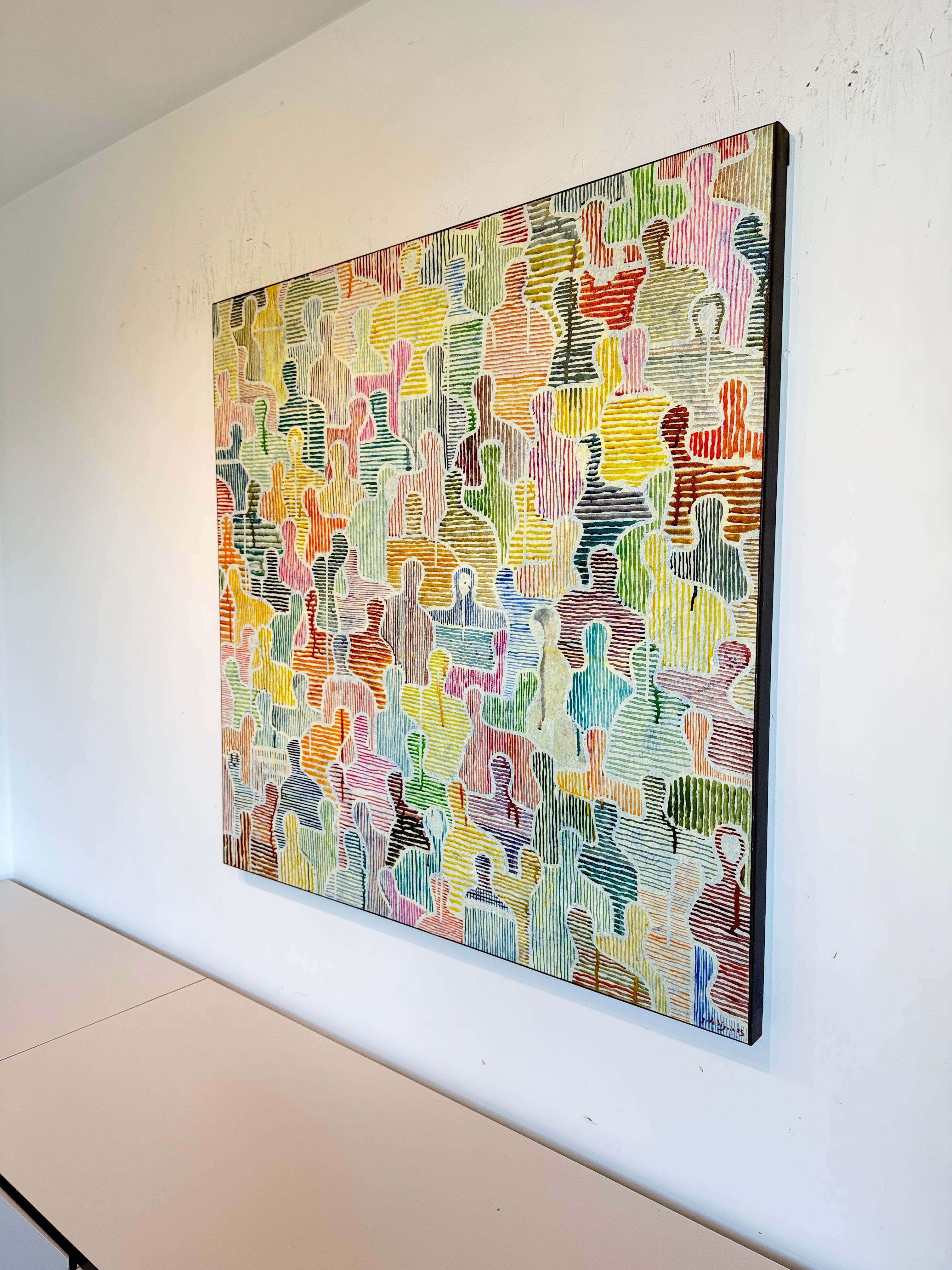 Whispers of Spring among us by Gaetan de Seguin Figurative contemporary Painting For Sale 5