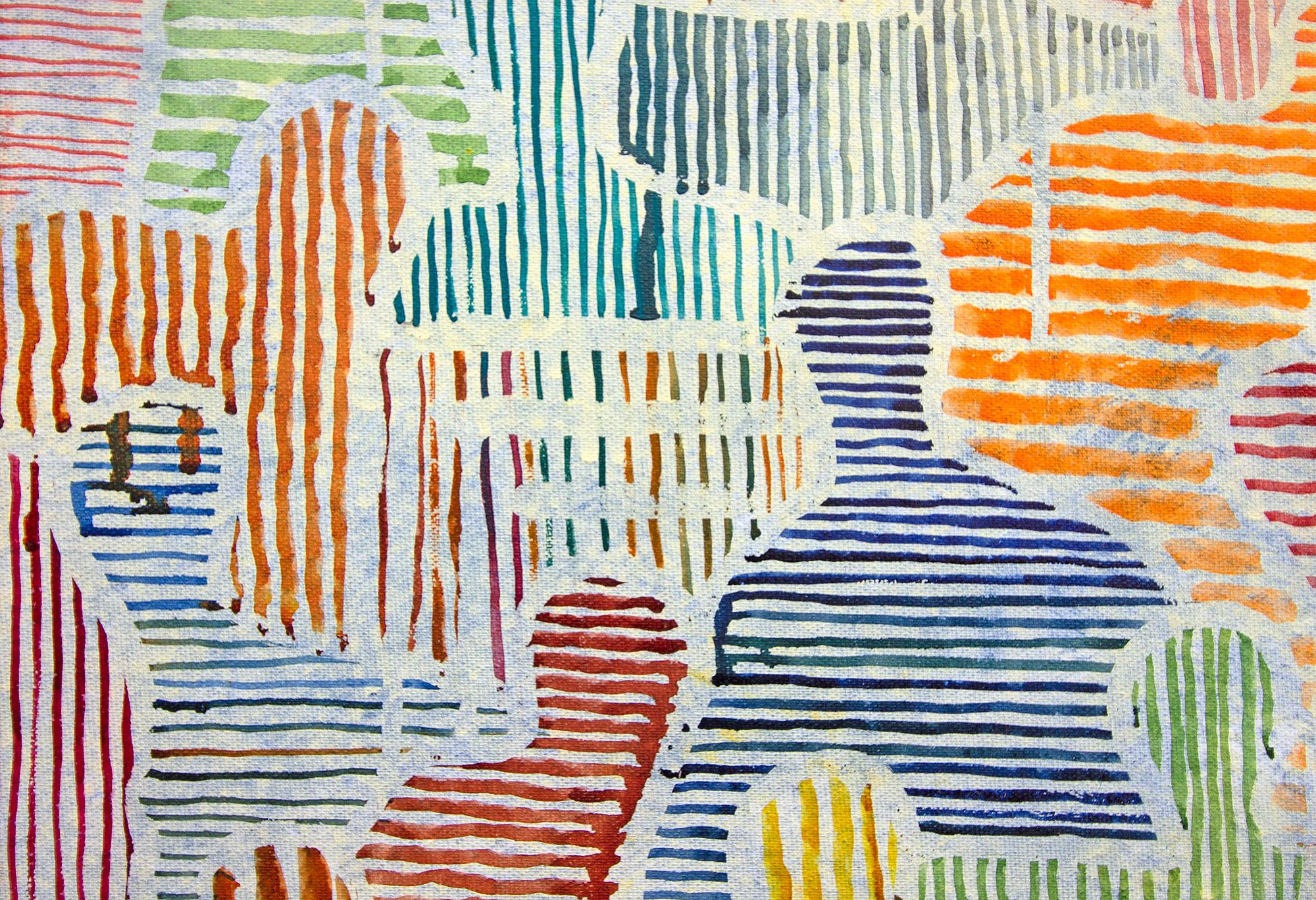 Susurros de primavera entre nosotros de Gaetan de Seguin Pintura figurativa contemporánea en venta 3