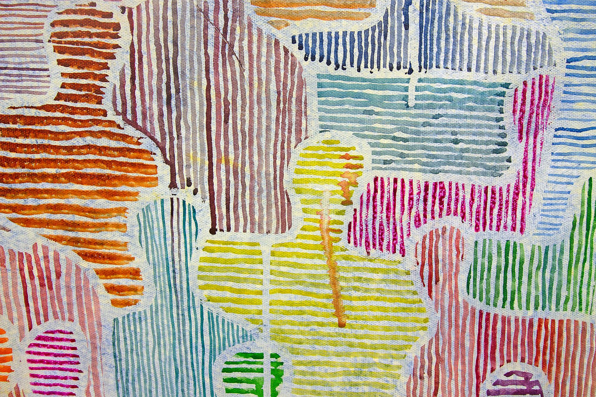 Susurros de primavera entre nosotros de Gaetan de Seguin Pintura figurativa contemporánea en venta 4