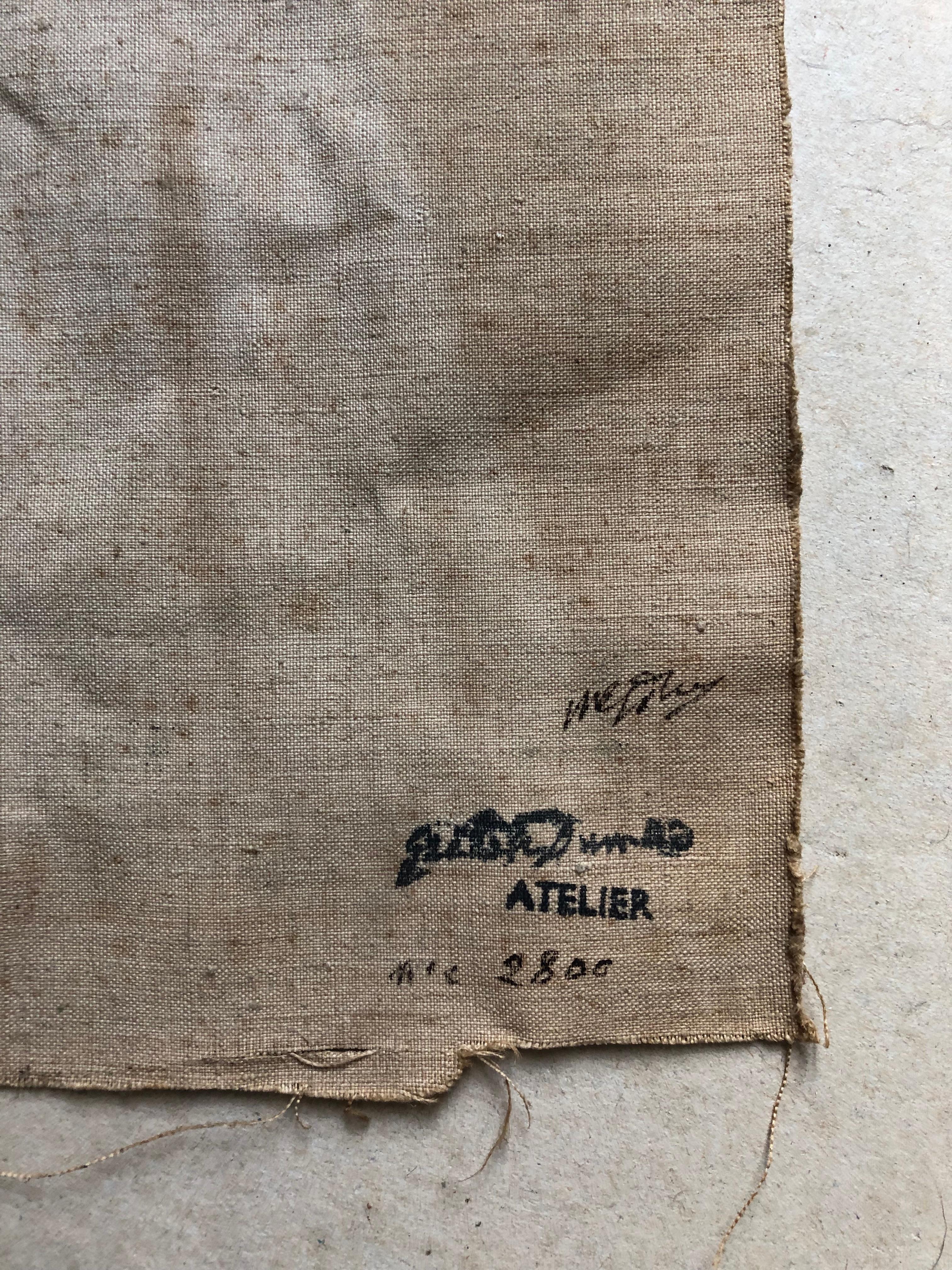Donne eleganti nel parco, Atelier Gaetan Dumas, Olio su tela 3
