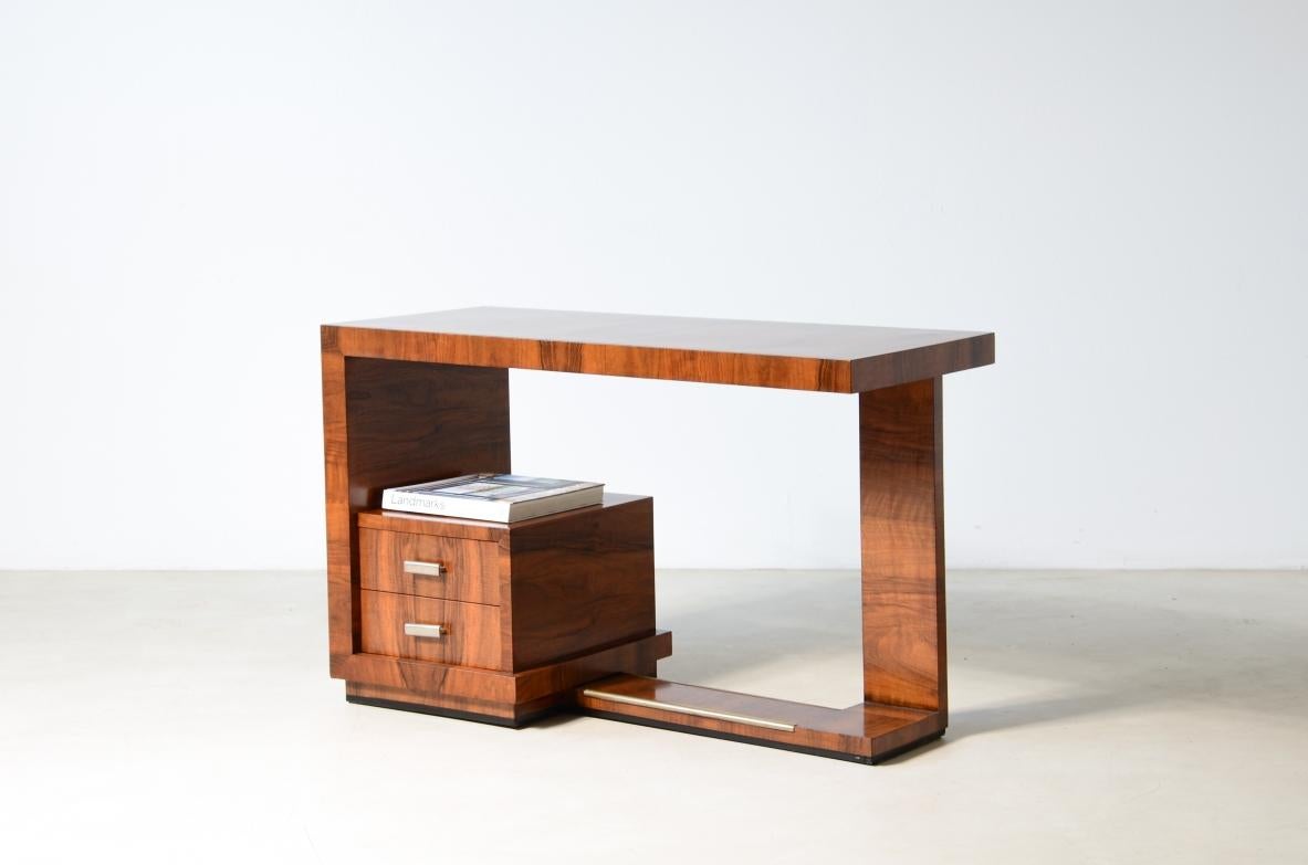 Art Deco Gaetano Borsani Varedo  Elegant writing desk in Italian Rationalist Style