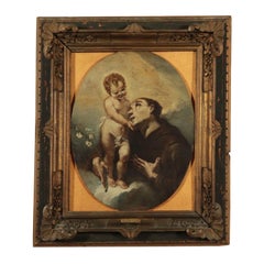 Saint. Antonio with Baby Jesus, Attributed to Gaetano Gandolfi