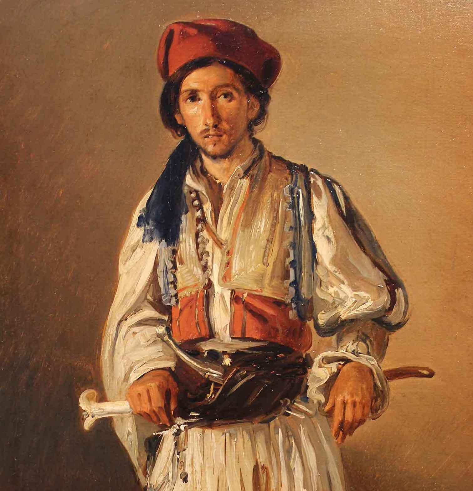 traditional greek soldier