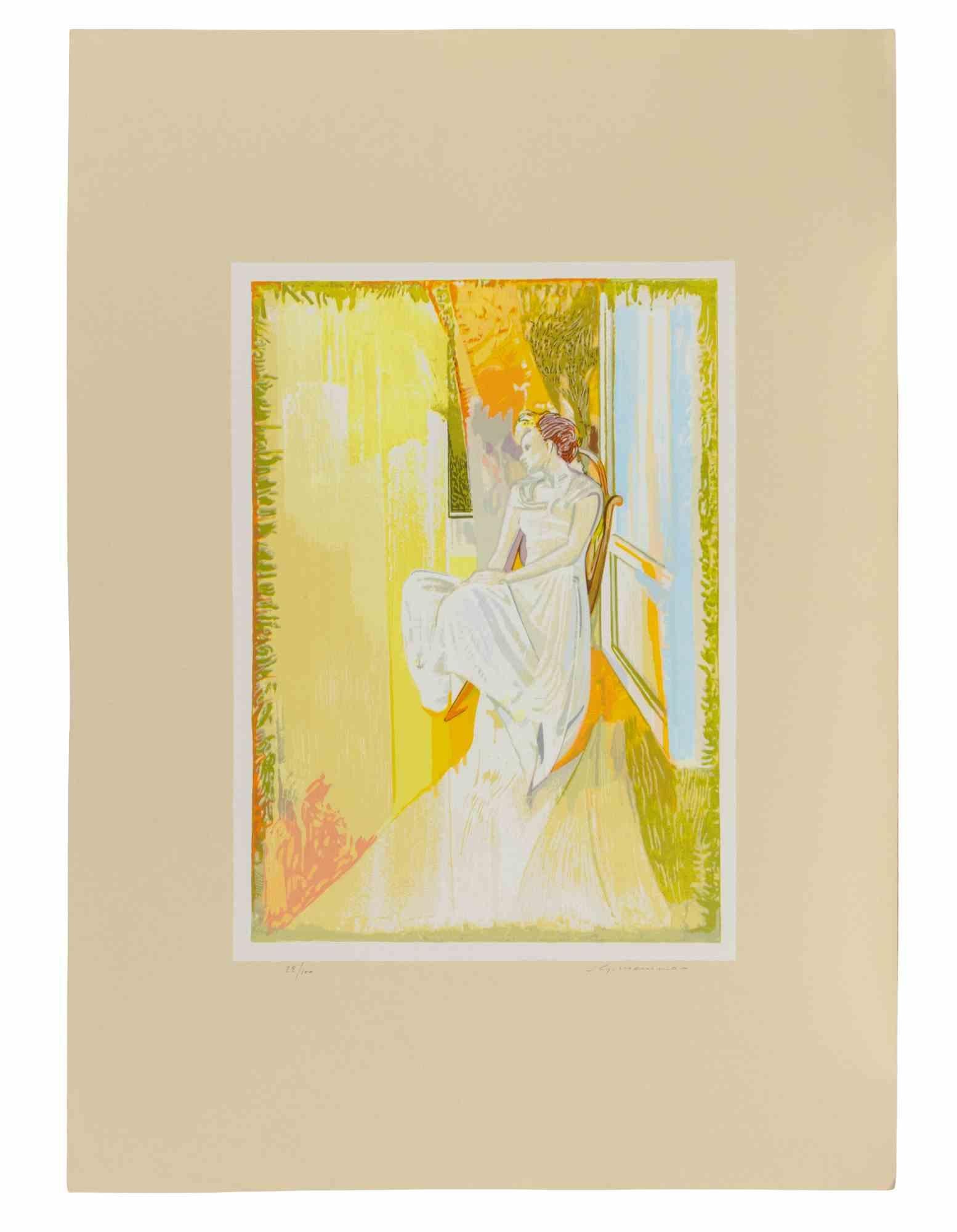 Lithograph on paper.

Hand signed and numbered in pencil.

Edition of 100.

Excellent condition.