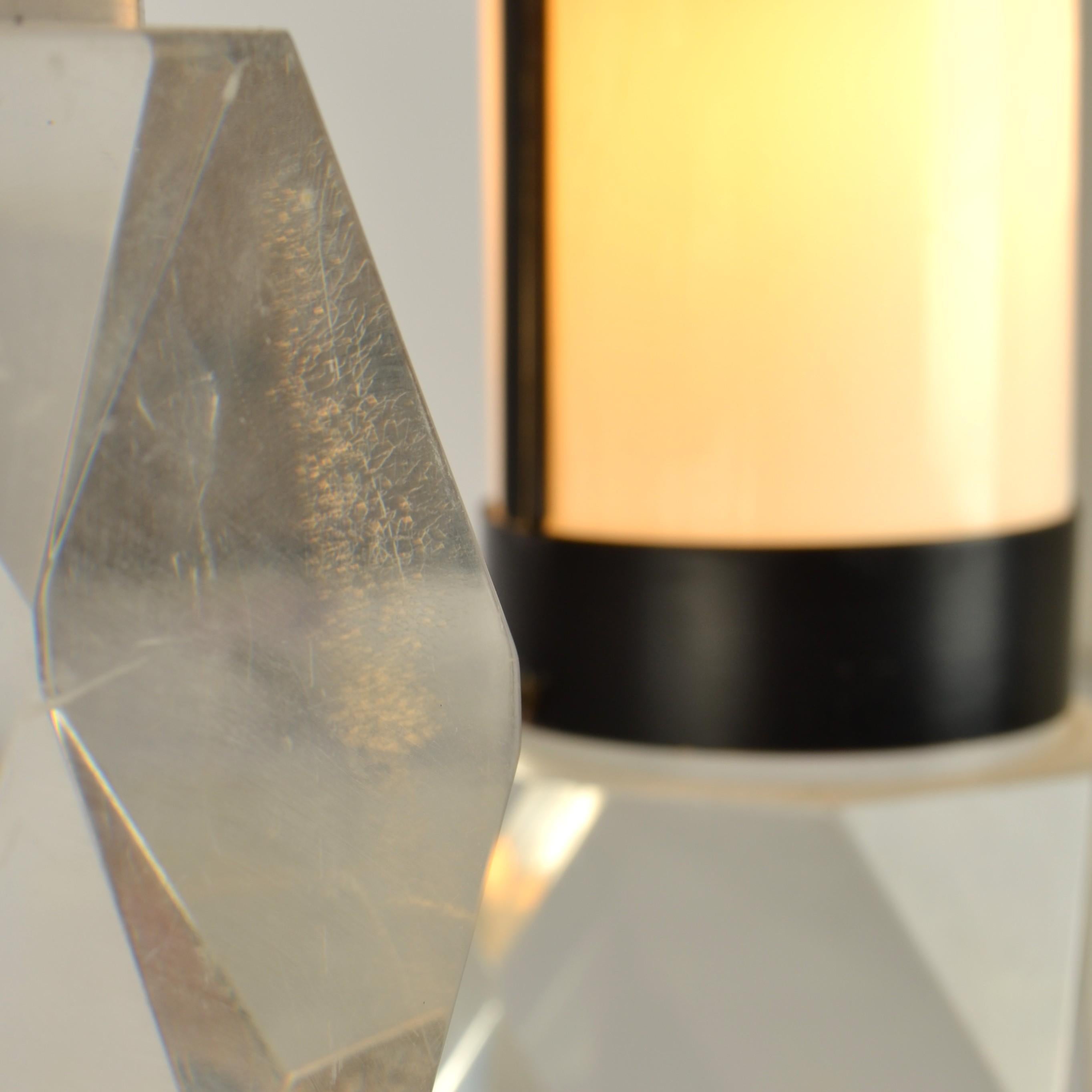 Gaetano Missaglia Chandelier with Four Pendants For Sale 5