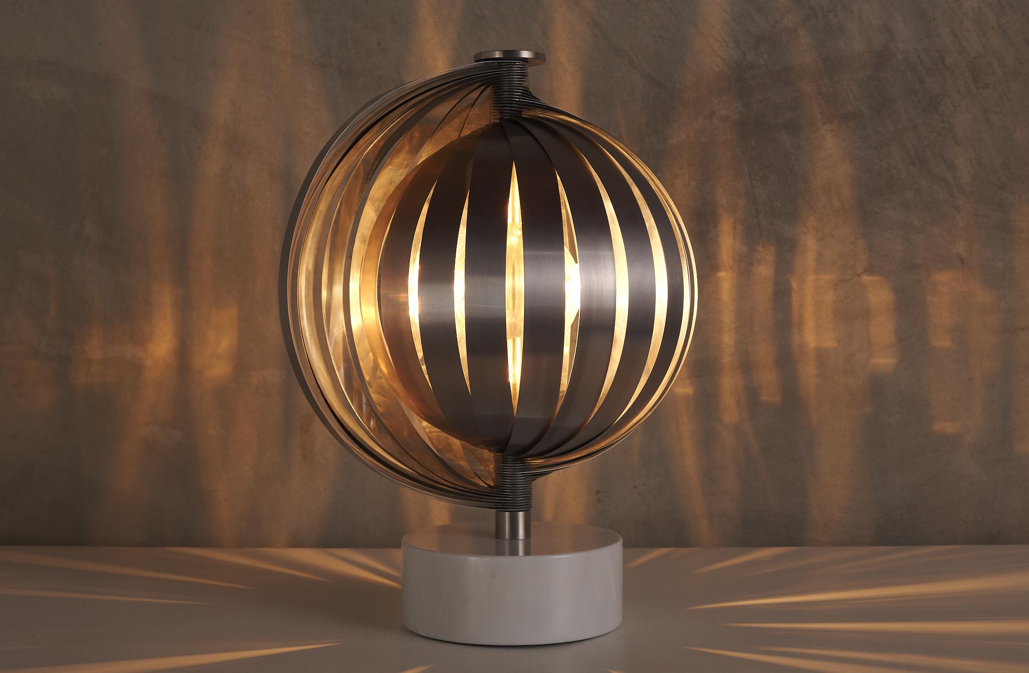 Italian Gaetano Missaglia Table Lamp For Sale