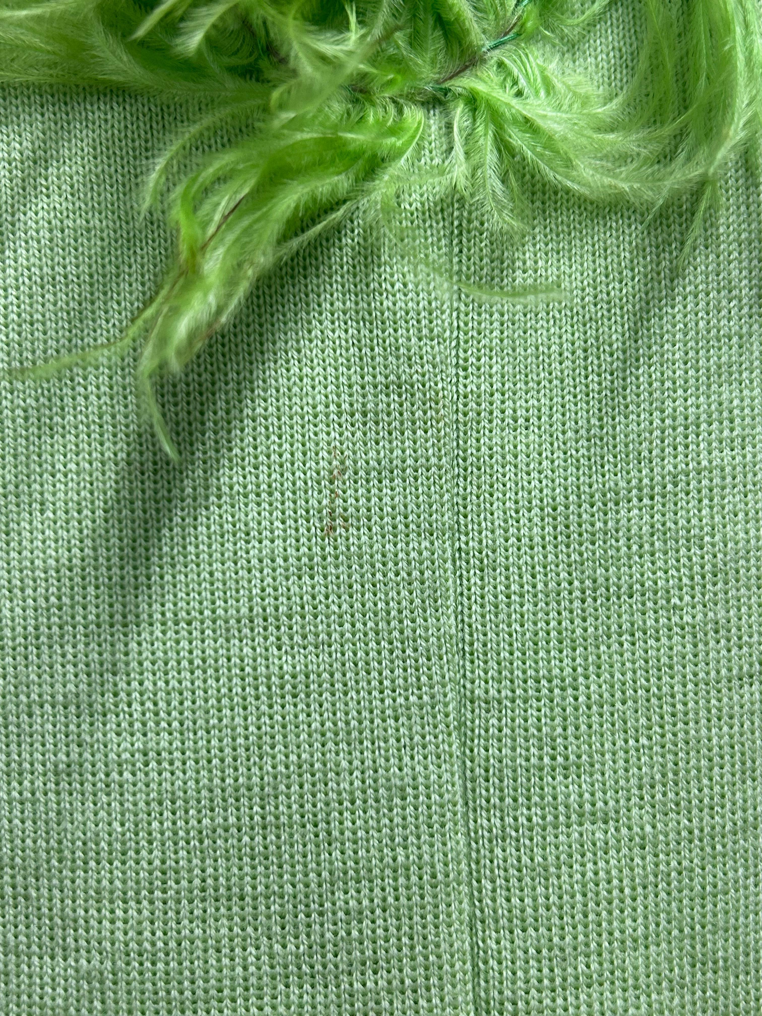 Gaetano Navarra Feather Trim Dress Size IT 42 In Good Condition In Amman, JO