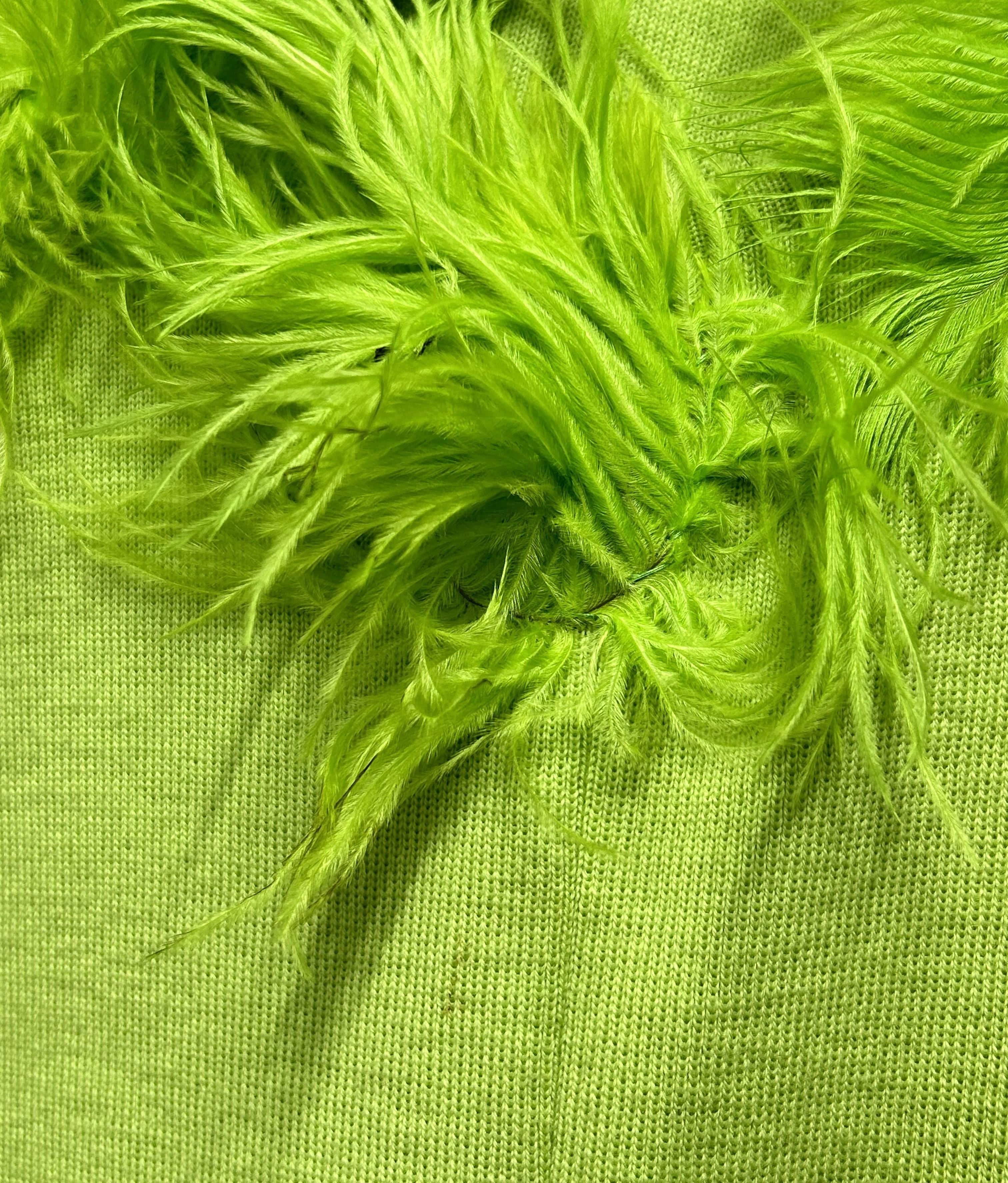 Gaetano Navarra Feather Trim Dress Size IT 42 3