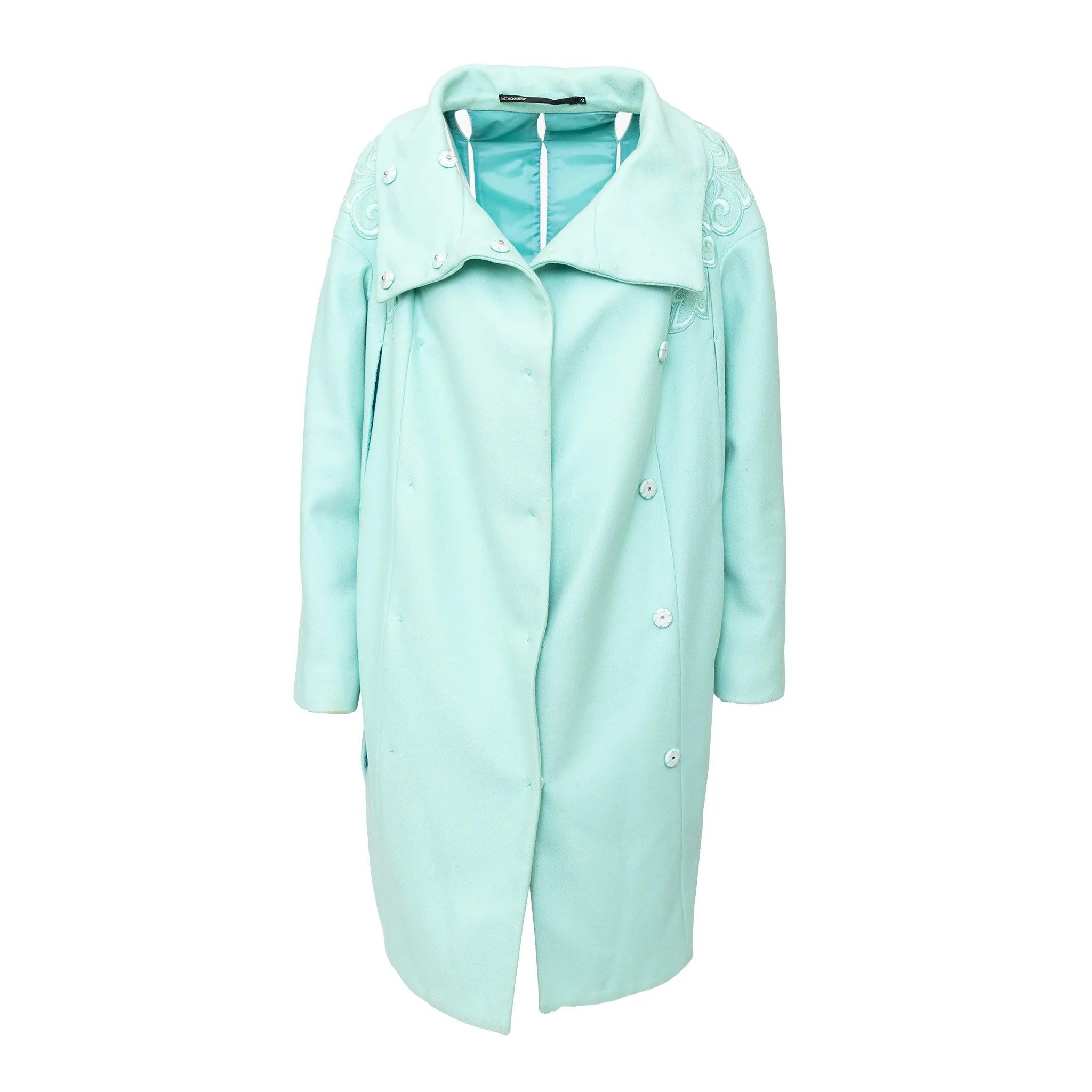 Blu Coates in lana di Gaetano Navarra - anni '10 in vendita