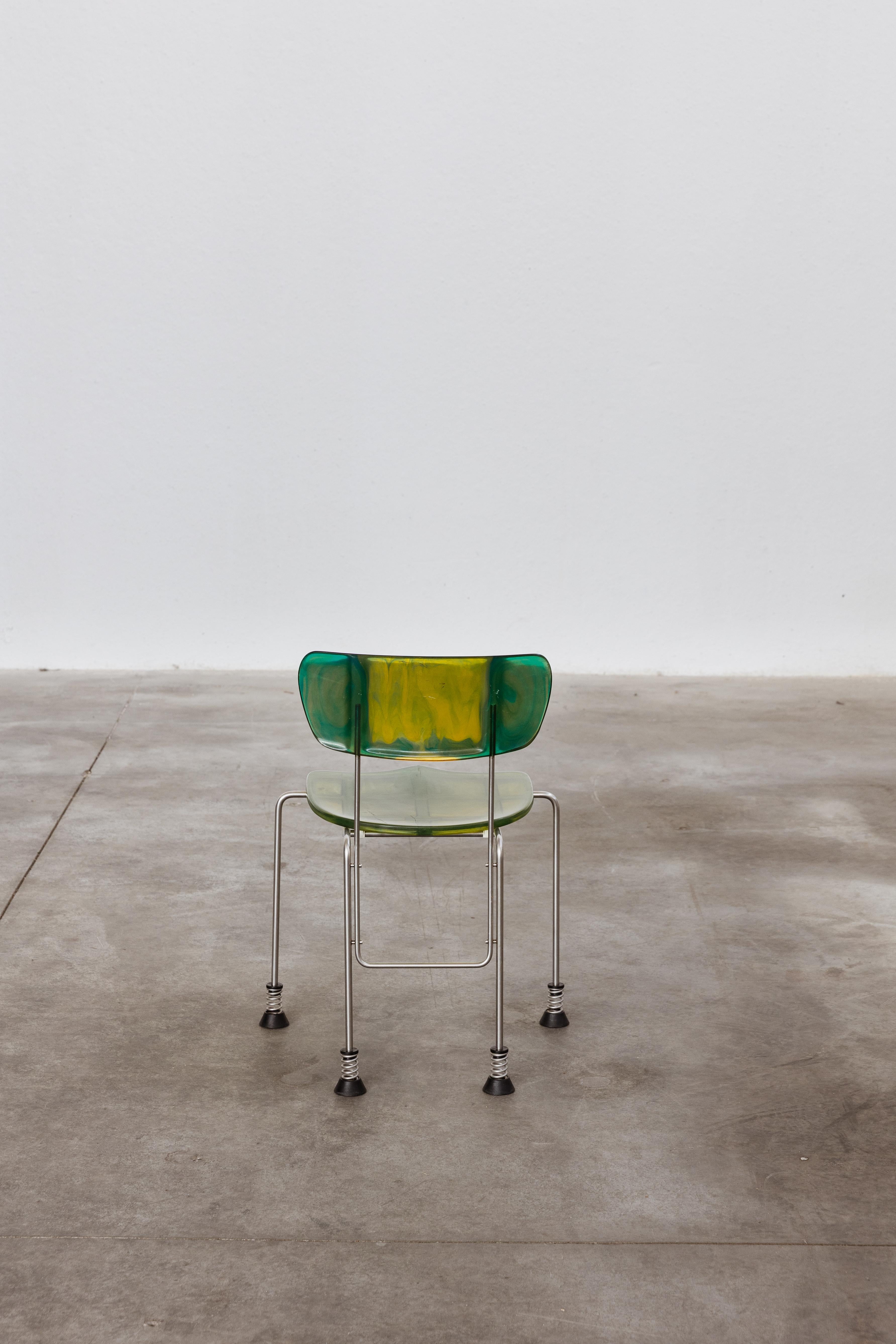 Gaetano Pesce 543 Broadway-Stühle für Bernini, 1993, 2er-Set, Gaetano im Angebot 3