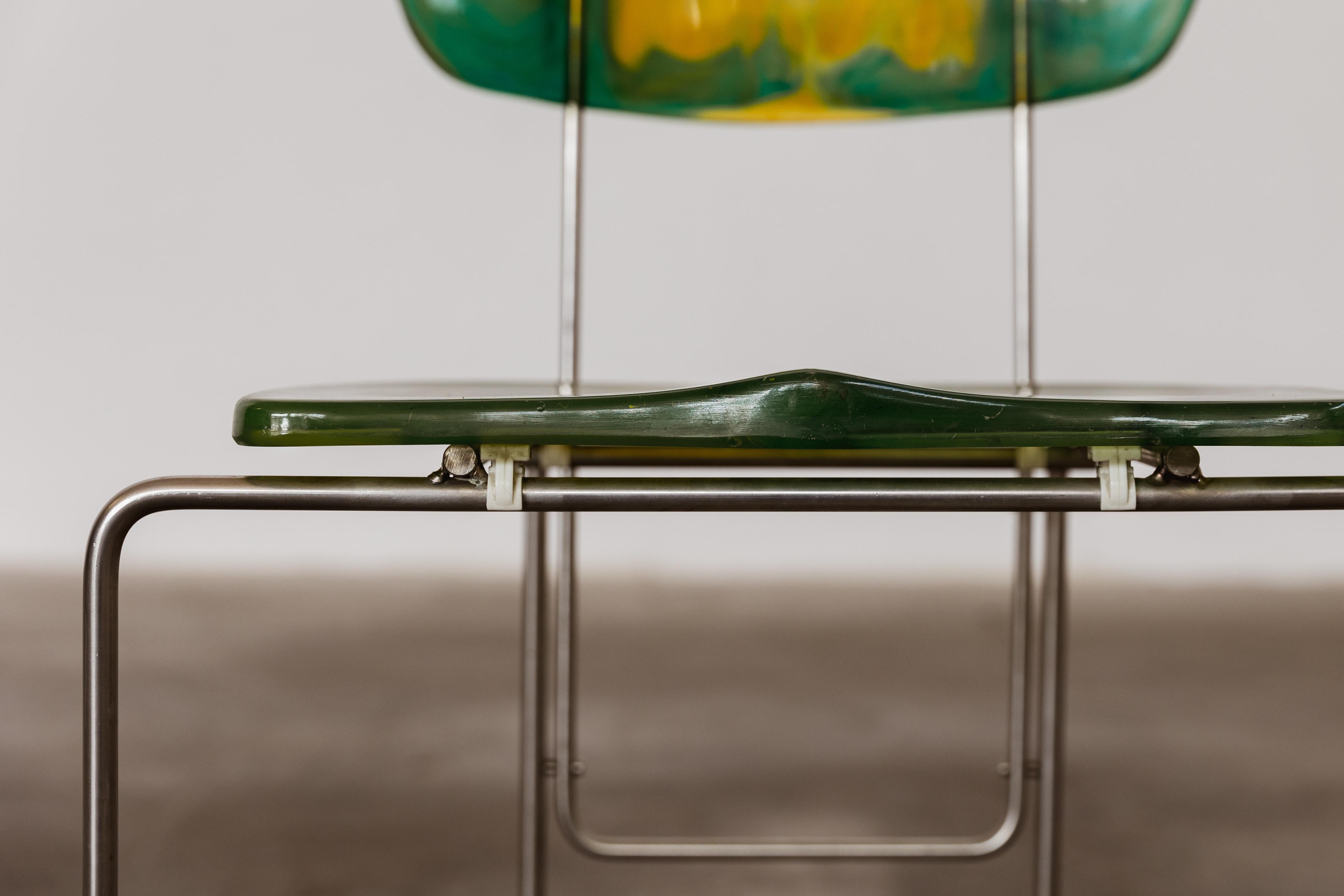 Gaetano Pesce 543 Broadway-Stühle für Bernini, 1993, 2er-Set, Gaetano (Ende des 20. Jahrhunderts) im Angebot