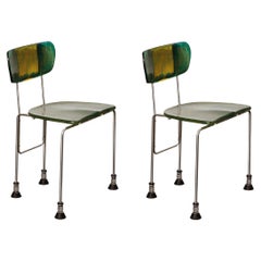 Chaises Broadway 543 de Gaetano Pesce pour Bernini, 1993, lot de 2
