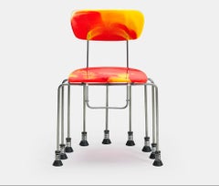 Gaetano Pesce, sedia in resina a nove gambe “543 Broadway” per Meritalia, edizione limitata