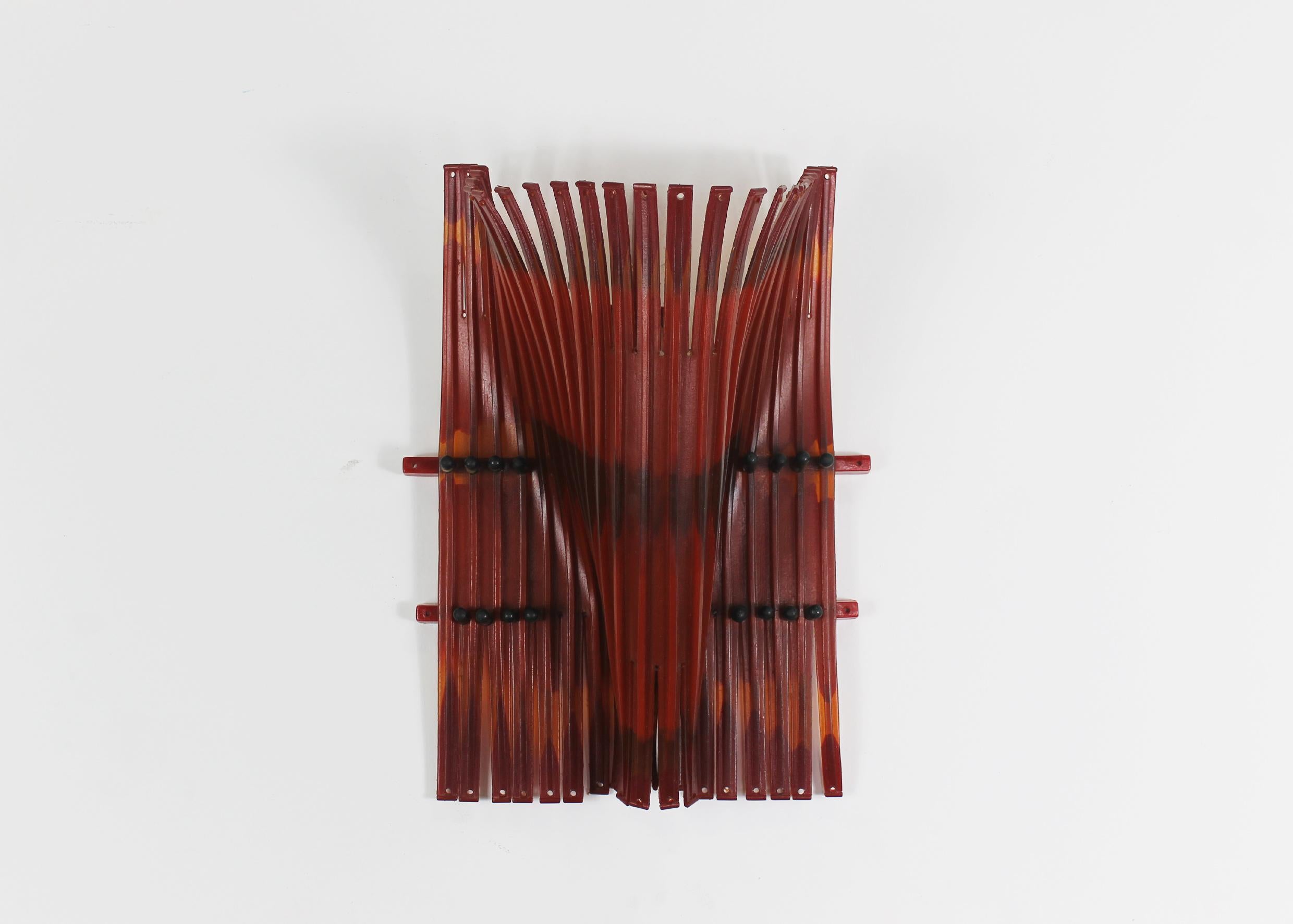 Modern Gaetano Pesce Alda Wall Lamp in Rubber and Steel Rod 2004 For Sale