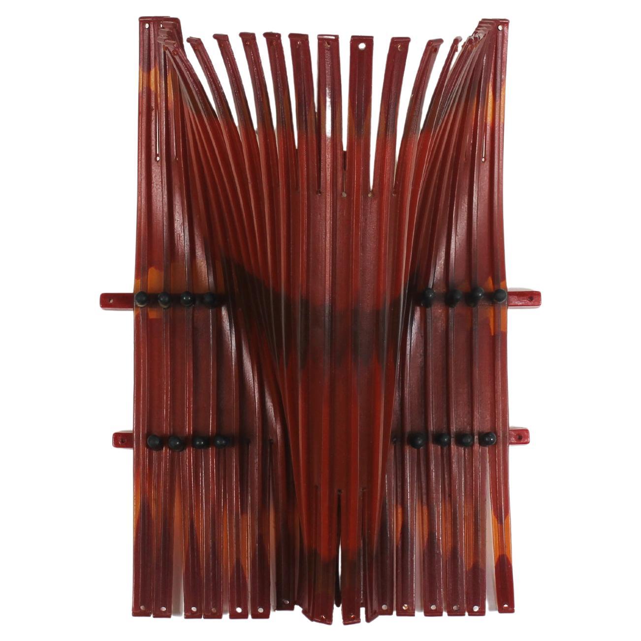 Gaetano Pesce Alda Wall Lamp in Rubber and Steel Rod 2004 For Sale
