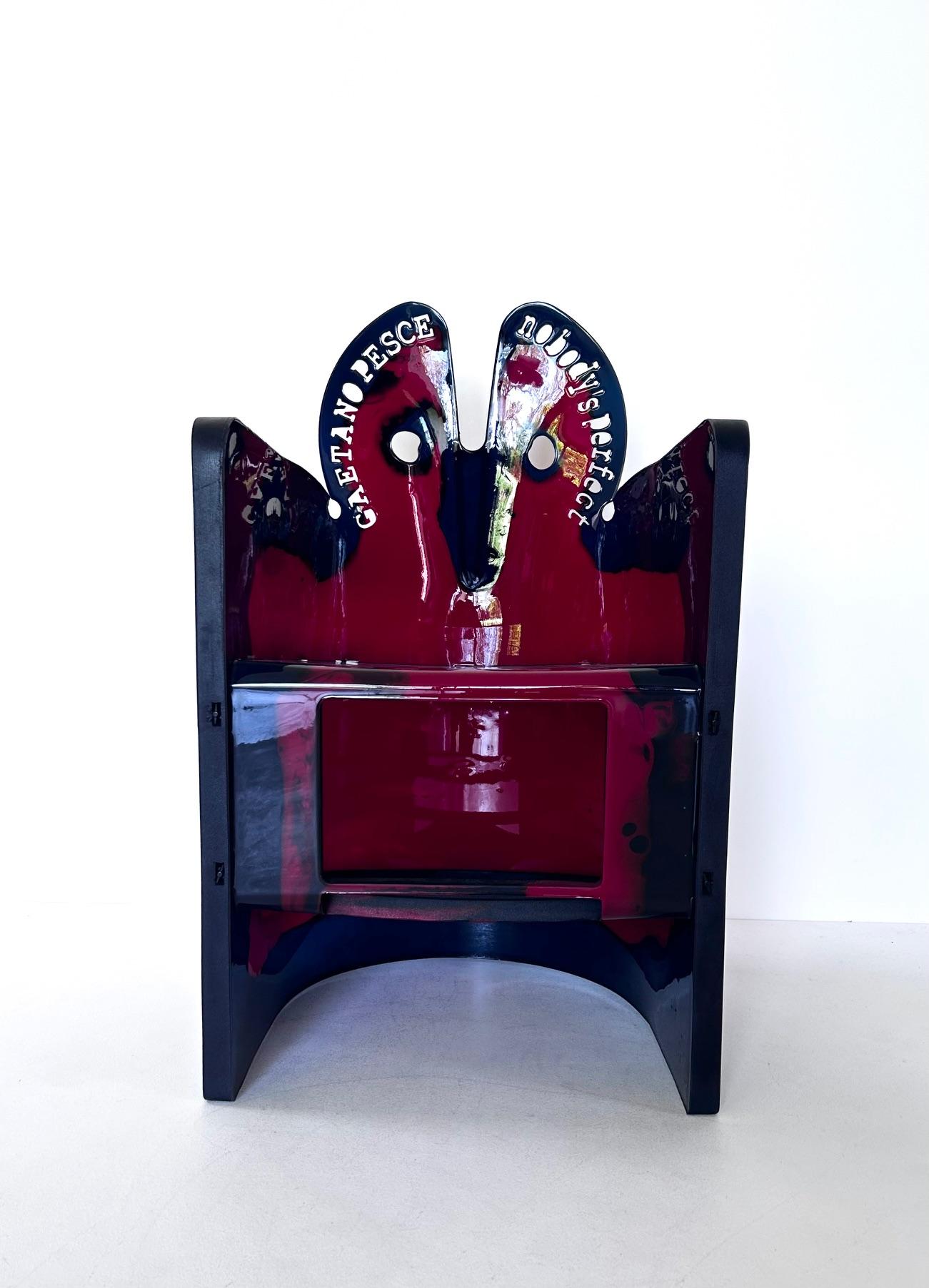 Contemporary Gaetano Pesce armchair - Nobody's Perfect - Collection , Zerodisegno, 2000's