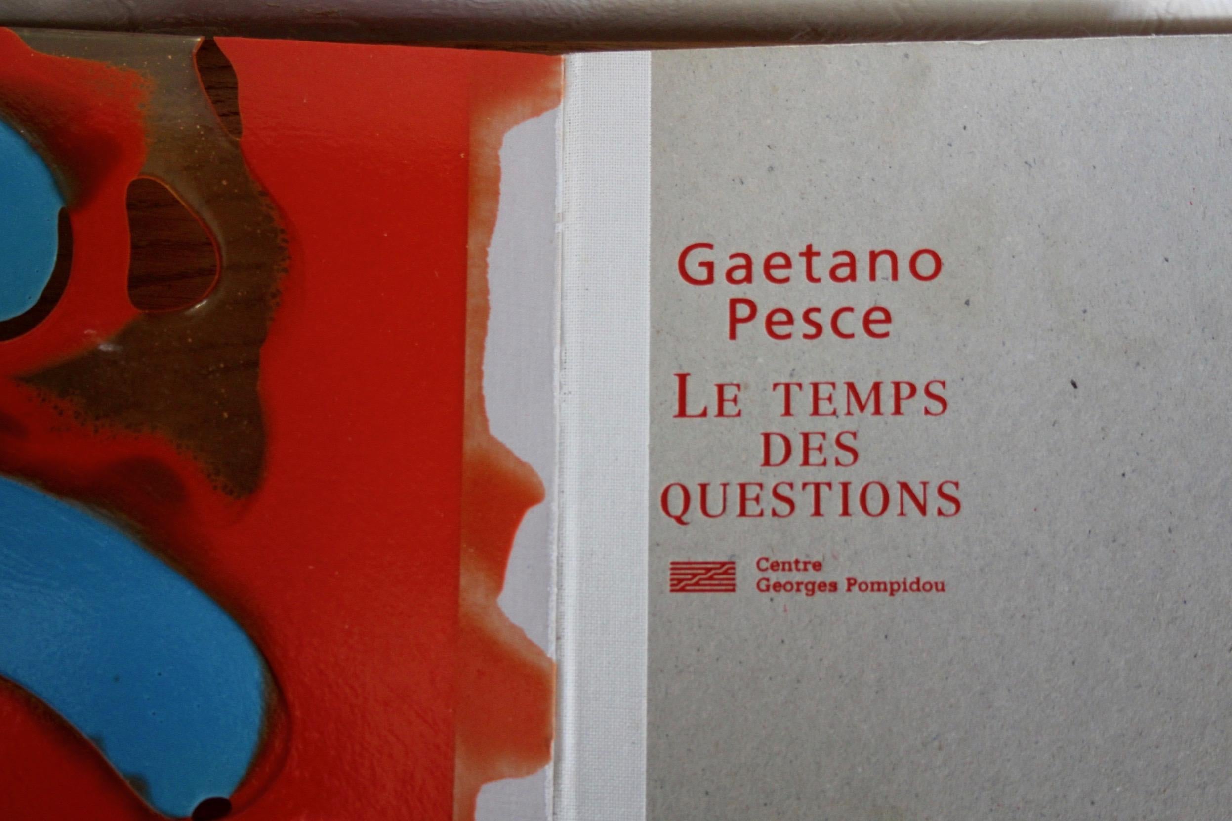Acrilico Gaetano Pesce libro