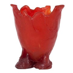Gaetano Pesce Bright Red Resin Vase, 1996