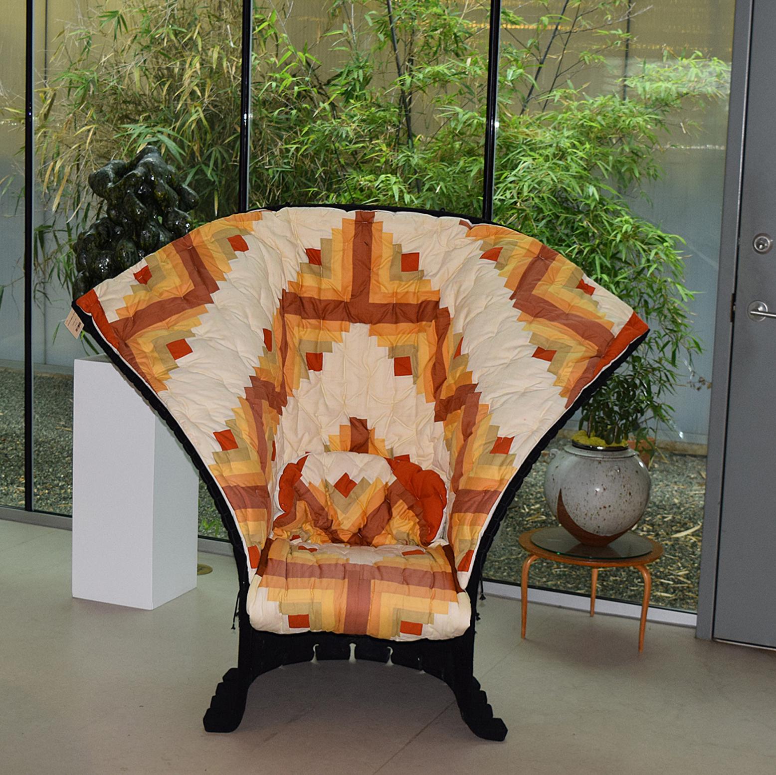 Gaetano Pesce Feltri chair design 1987 Limited Edition Featuring one-of-kind vintage Quilts, selected by Raf Simons for Calvin Klein made by Cassina collection was introduced Design Miami/Basel #56/100
raf simons upholsters 100 cassina feltri