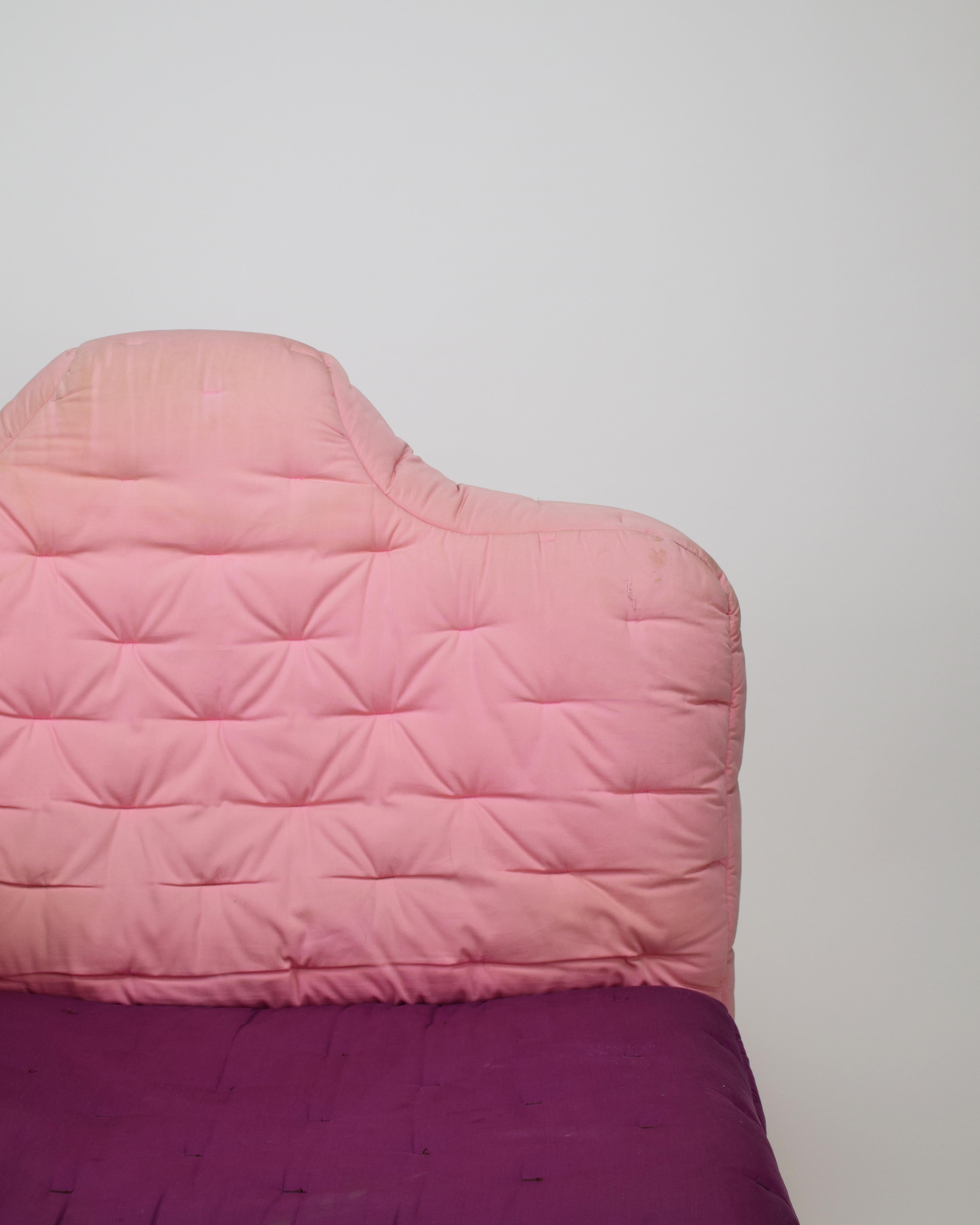 Gaetano Pesce, 'Cannaregio' Armchair, Cassina Italy 1987, Large Pink and Purple For Sale 4